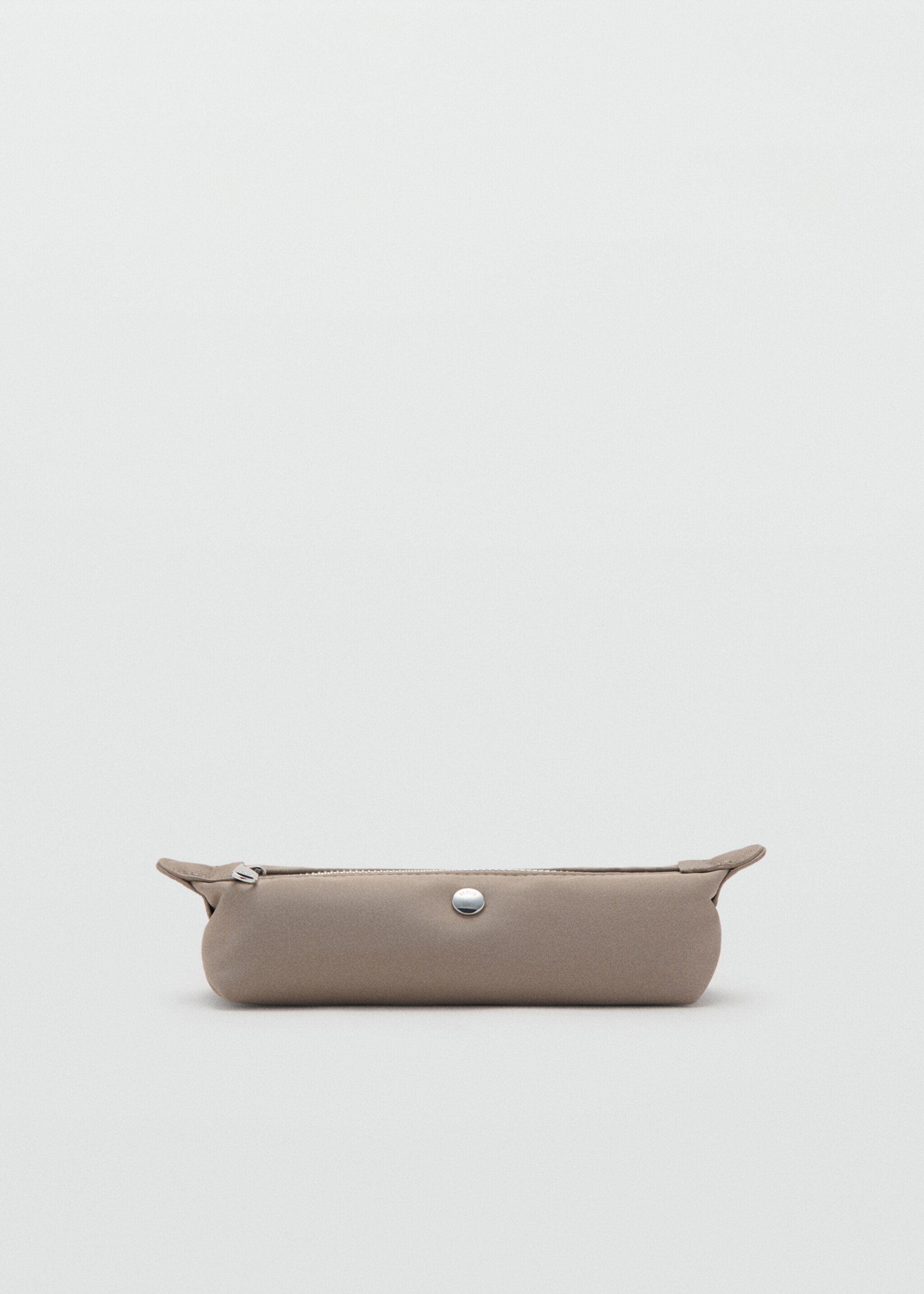 Nylon case with zip - Article without model, Light/Pastel Brown. Ref: 17094122-00.