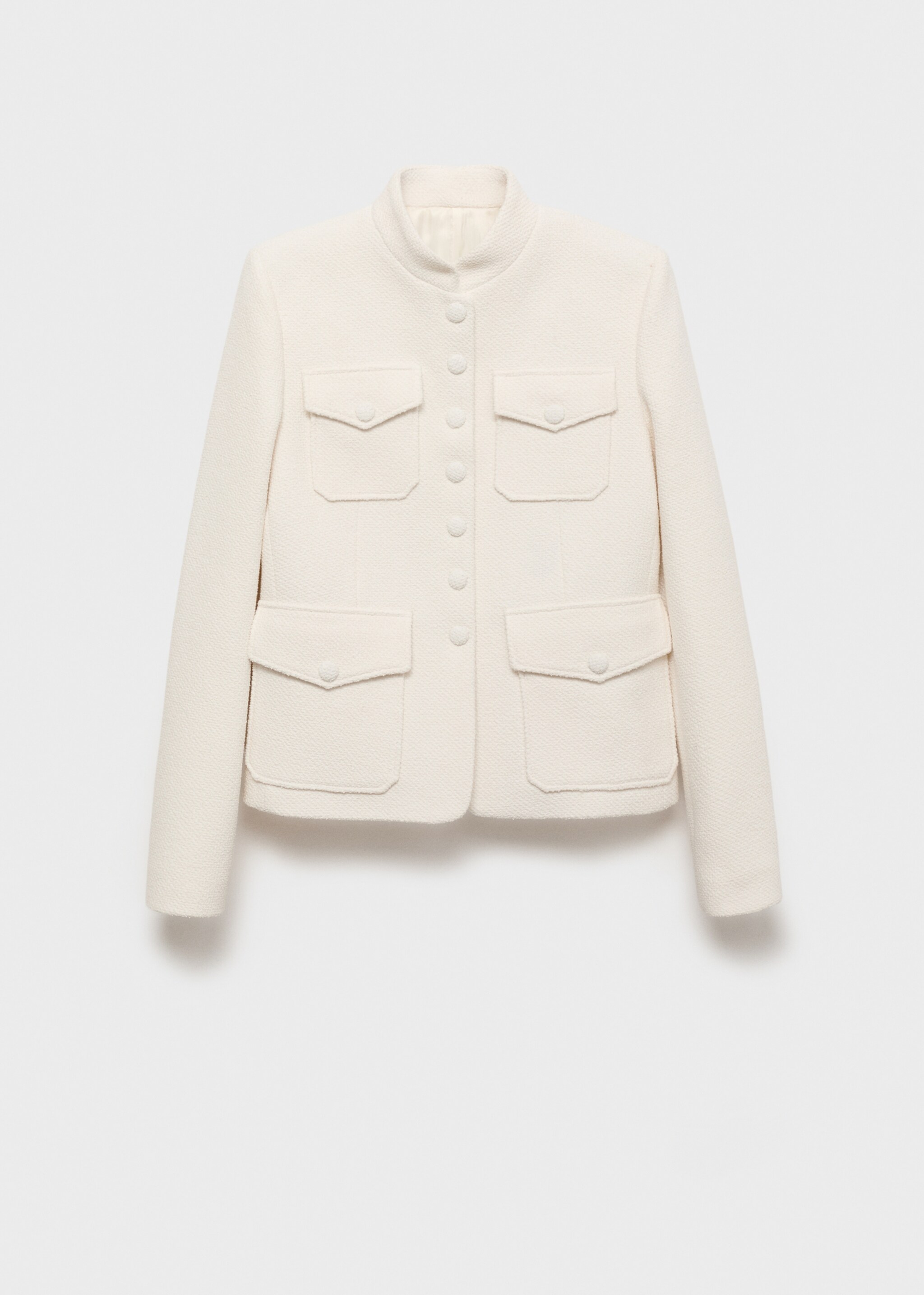 Bouclé jacket with pockets - Article without model