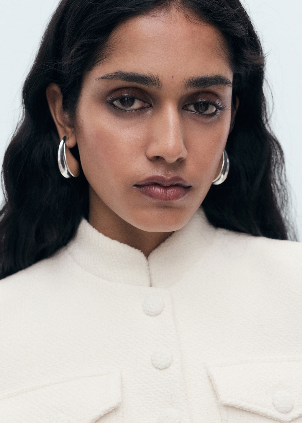 Bouclé jacket with pockets