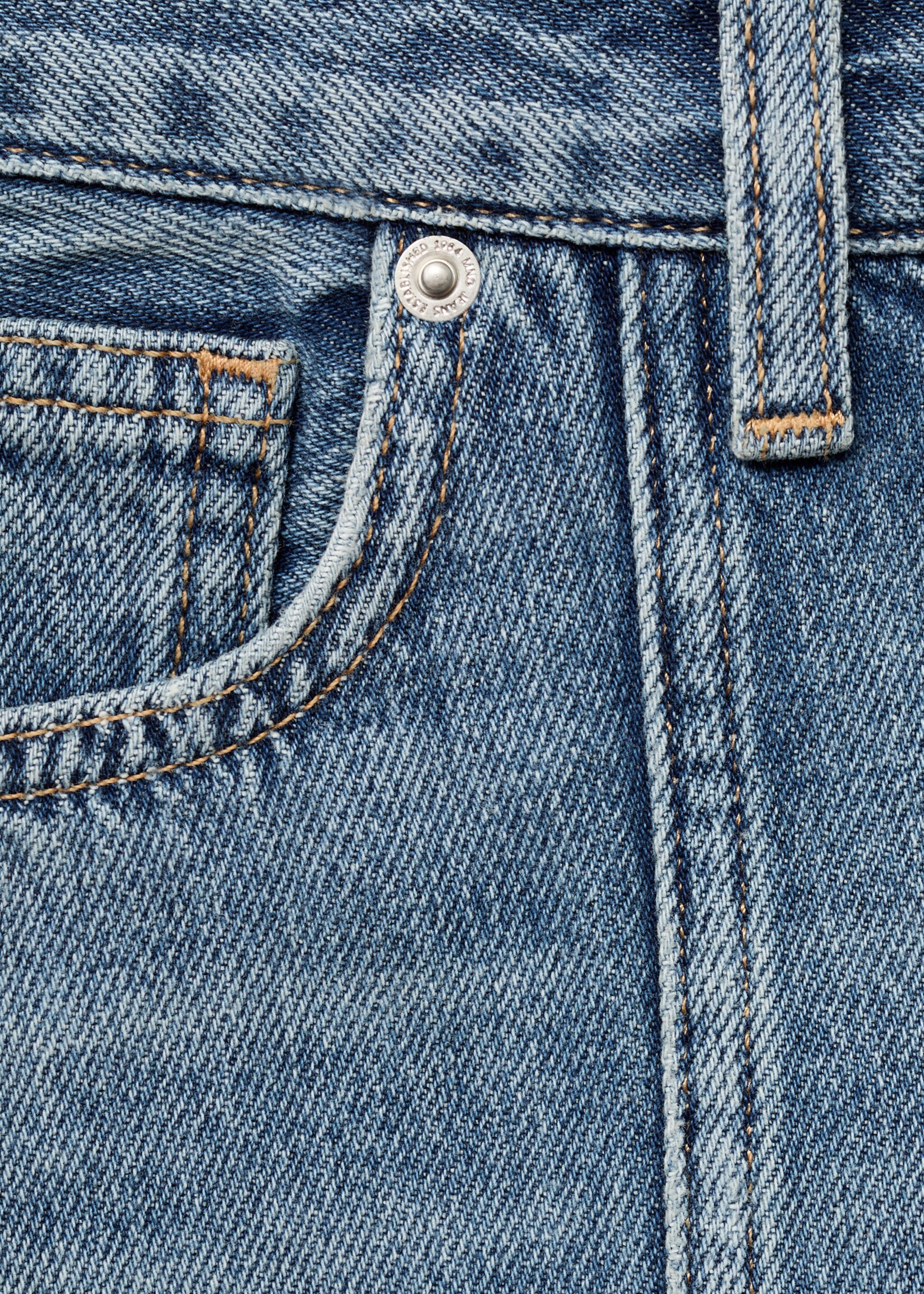 Jupe midi en jean - Détail de l'article 0, Bleu moyen. Ref: 17094138-00.