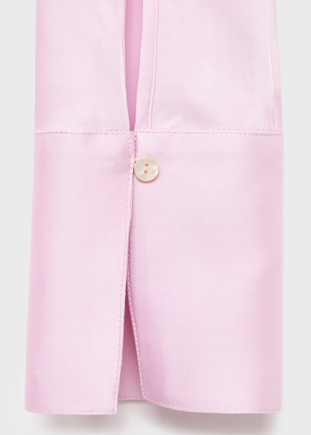 Satin blouse with draped back