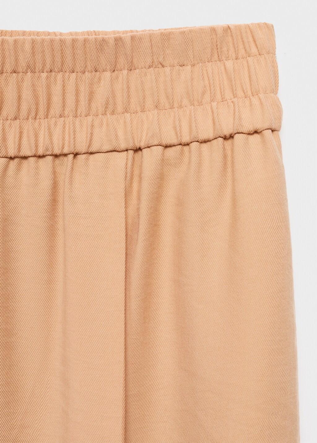 Lyocell pants with elastic waistband