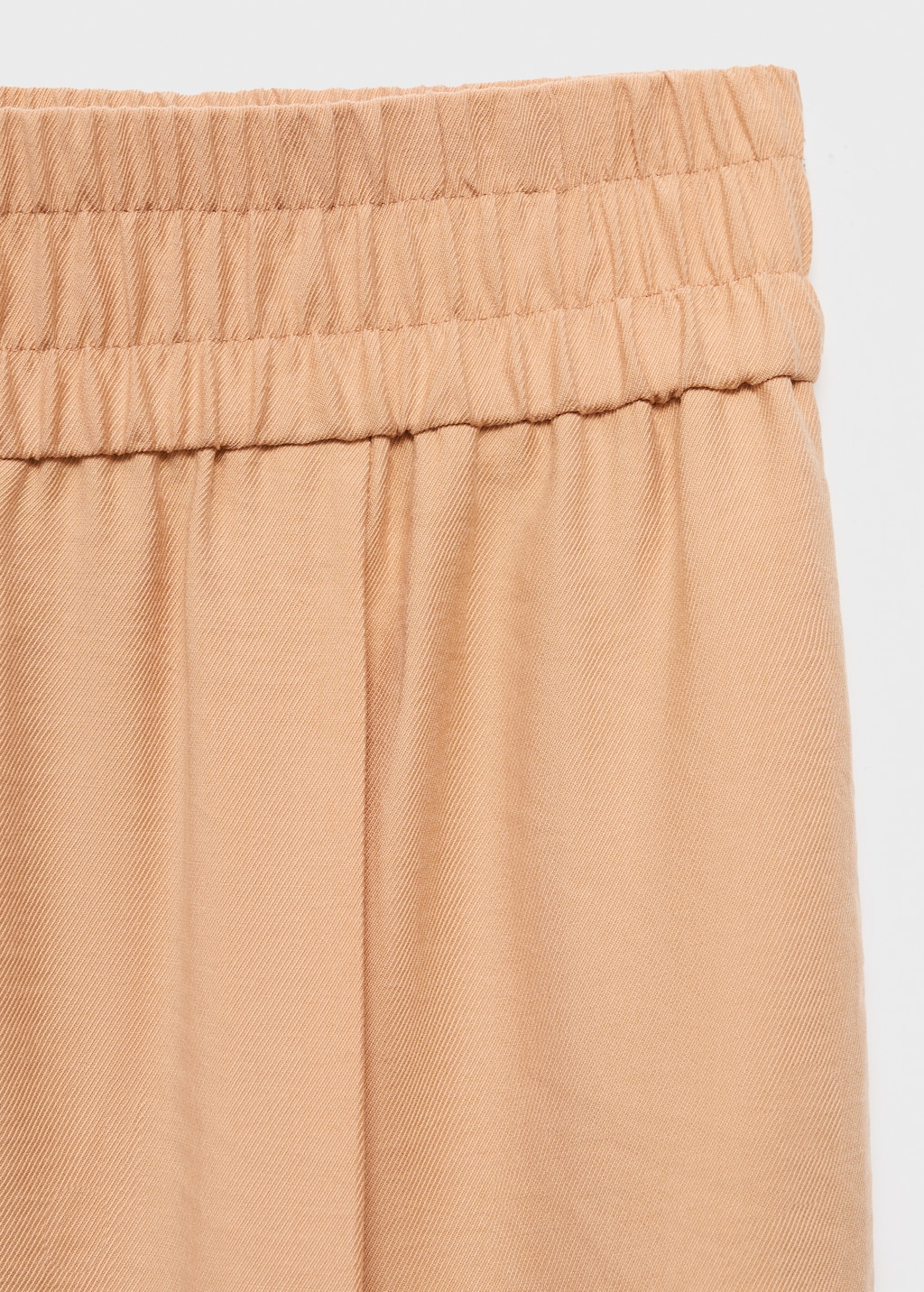 Lyocell pants with elastic waistband