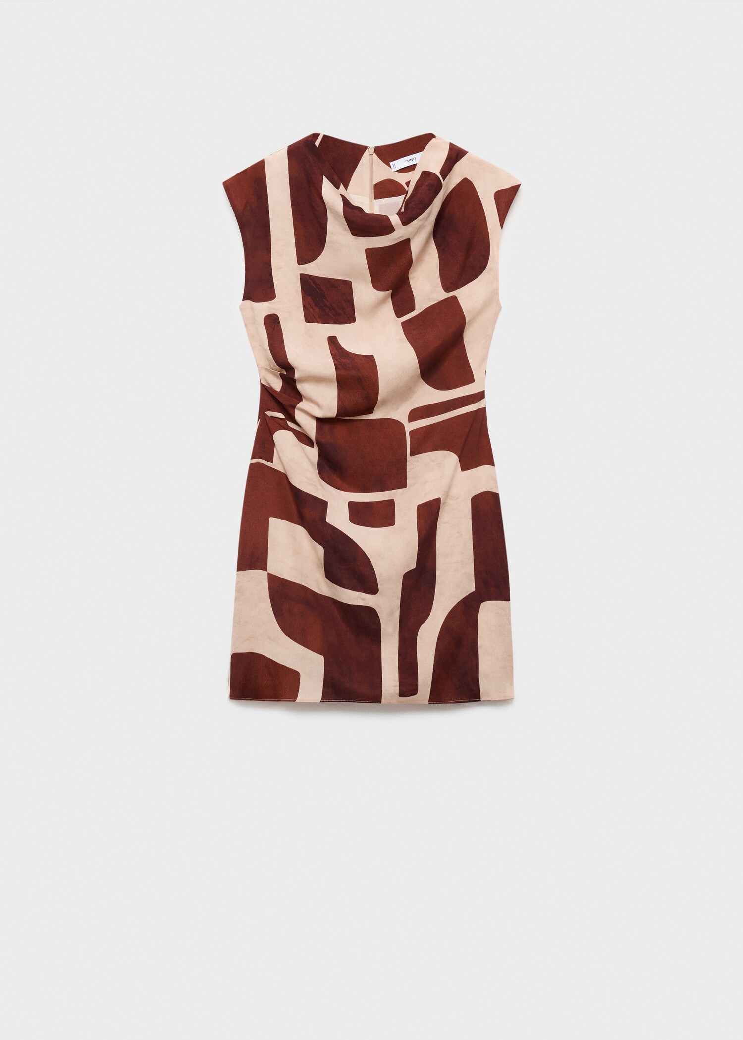 Short patterned dress - Article without model