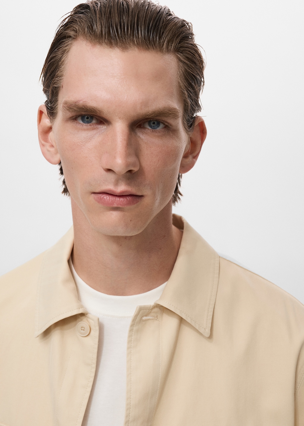 Lyocell cotton jacket with pockets