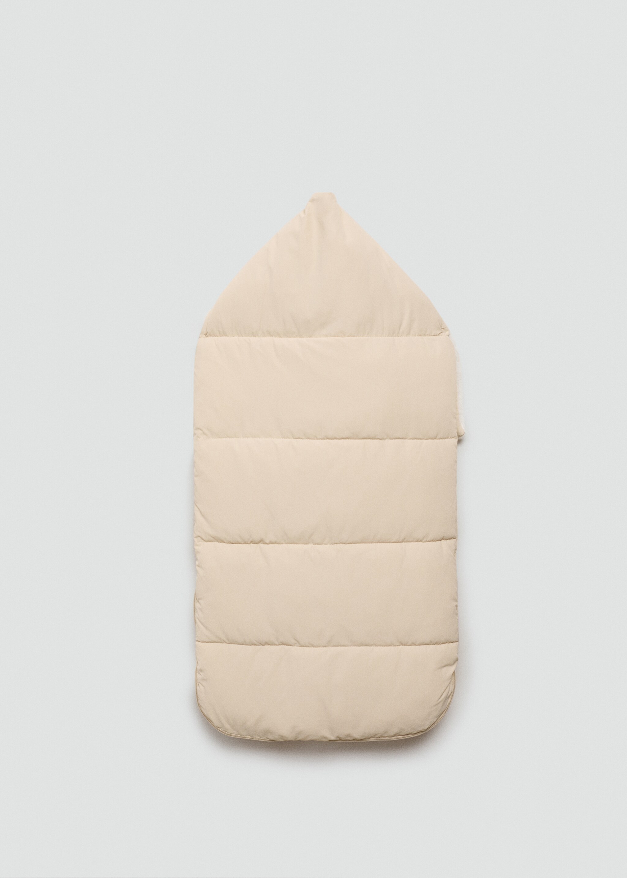 Walking coat with fur - Medium plane, Beige. Ref: 17094405-00.