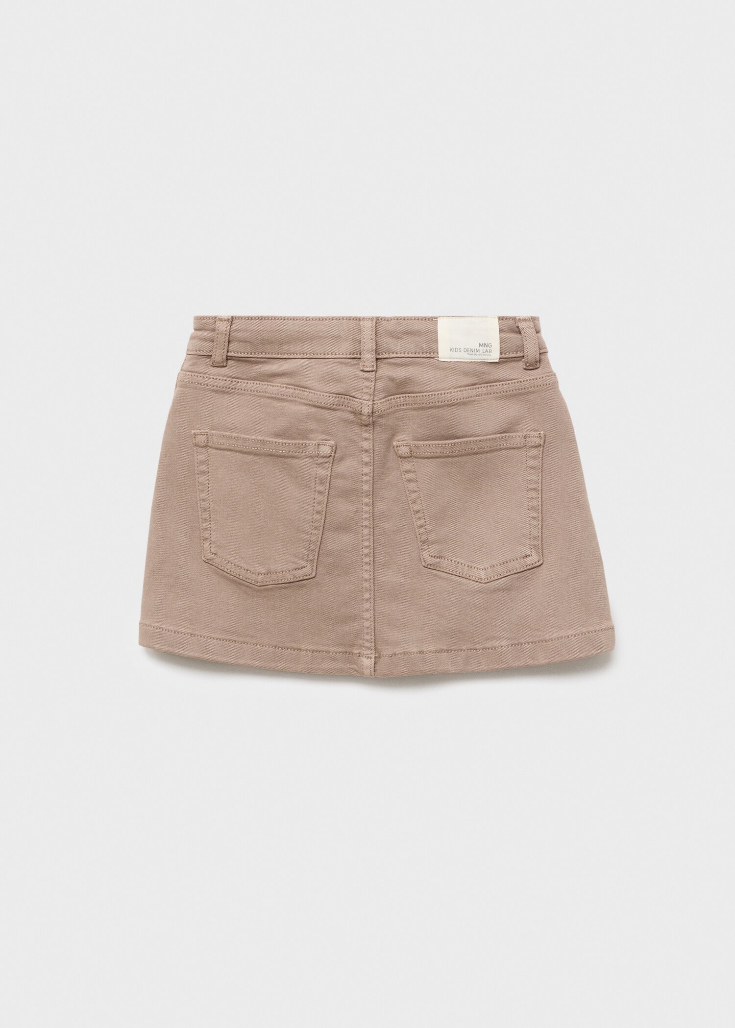 Jupe denim coton - Verso de l’article