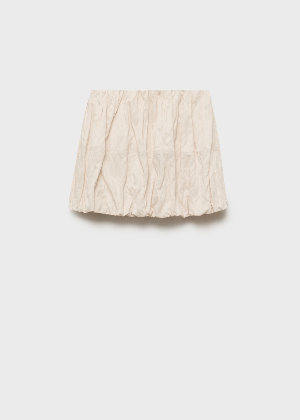 Mango Wrinkled-effect balloon skirt