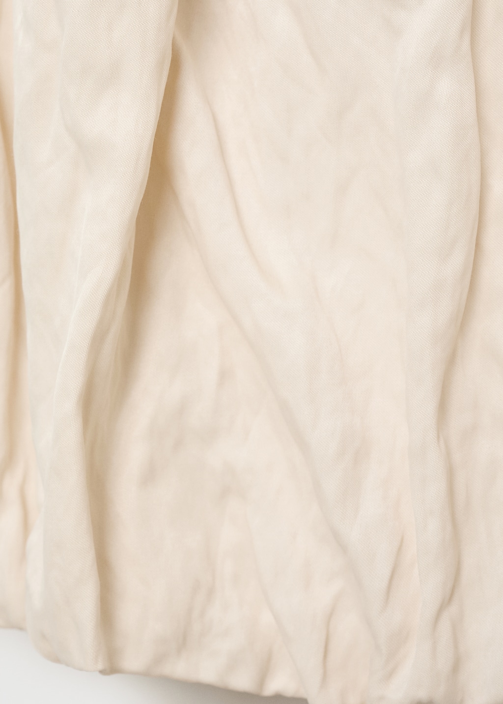 Wrinkled-effect balloon skirt