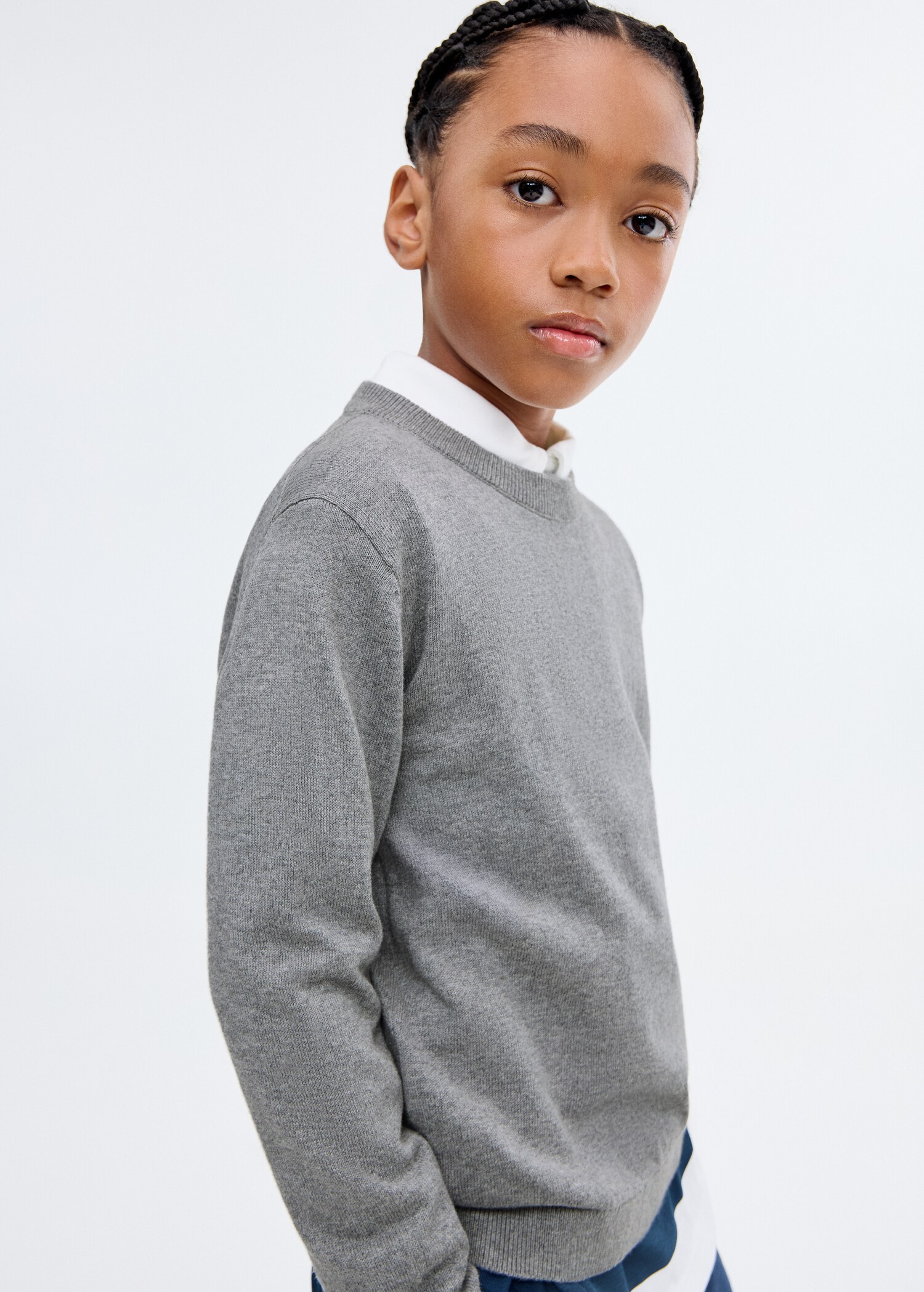 Essential cotton-blend sweater - Medium plane