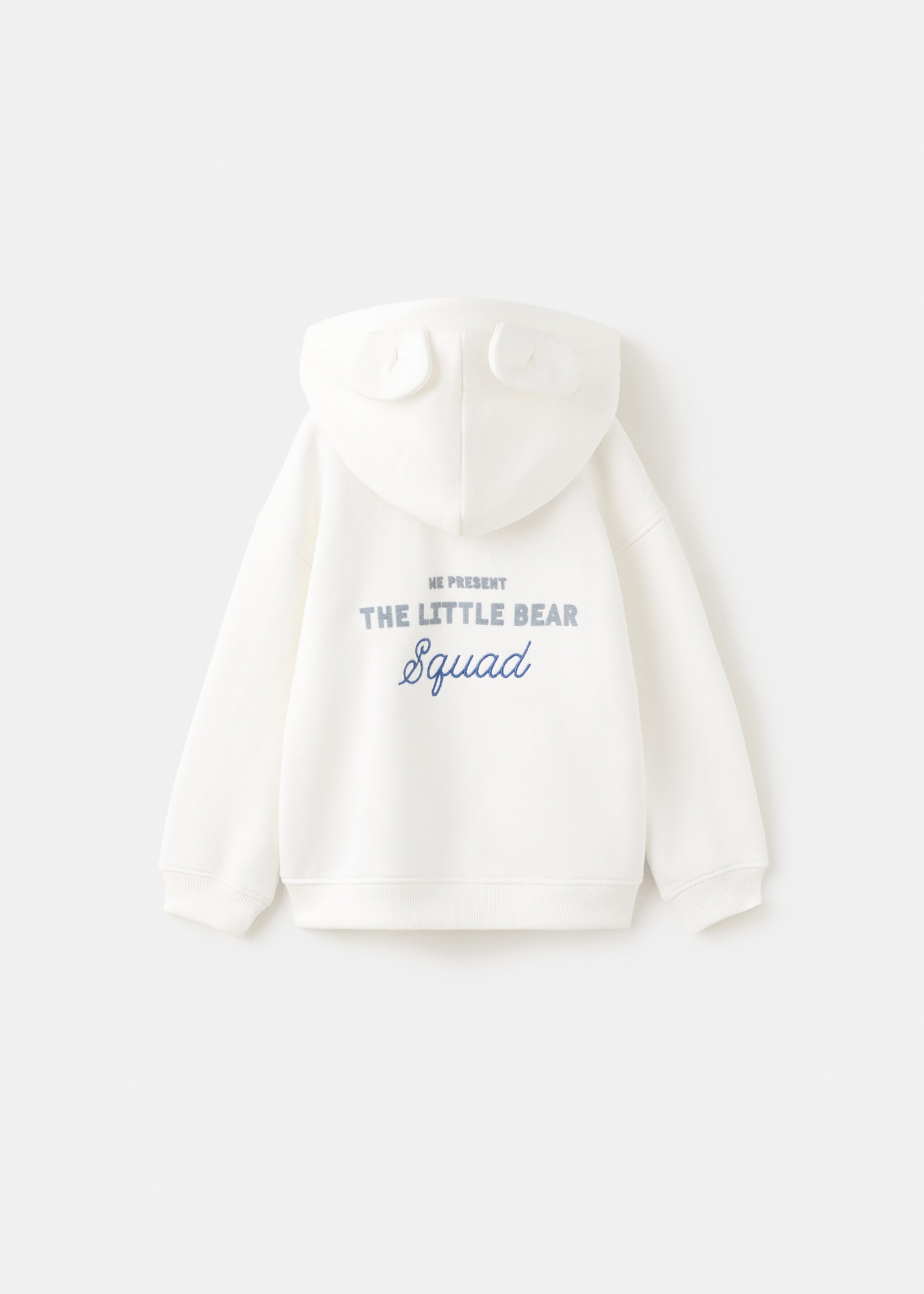 Printed hoodie - Reverse of the article, Off White. Ref: 17094417-00.