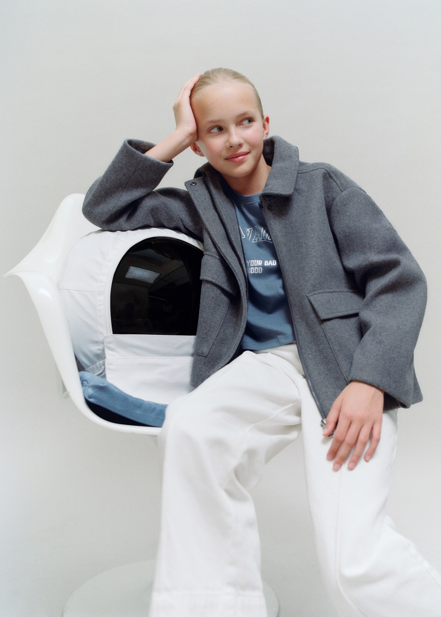 Short cloth coat - Details of the article 5