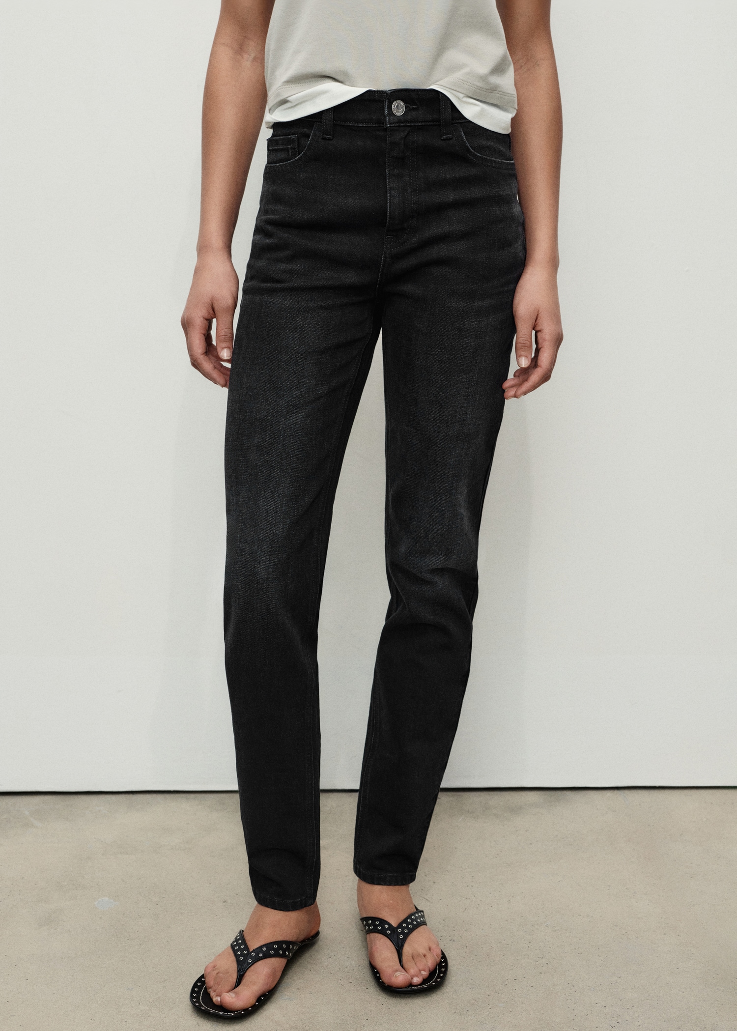 Jeans Newmom comfort vita alta - Piano medio