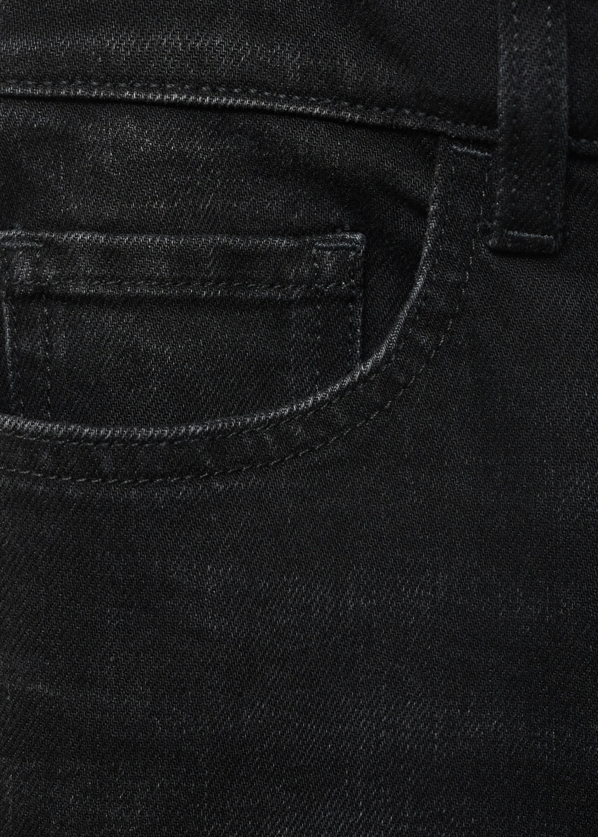 Newmom comfort high-rise jeans - Details of the article 0, Black denim. Ref: 17094422-00.