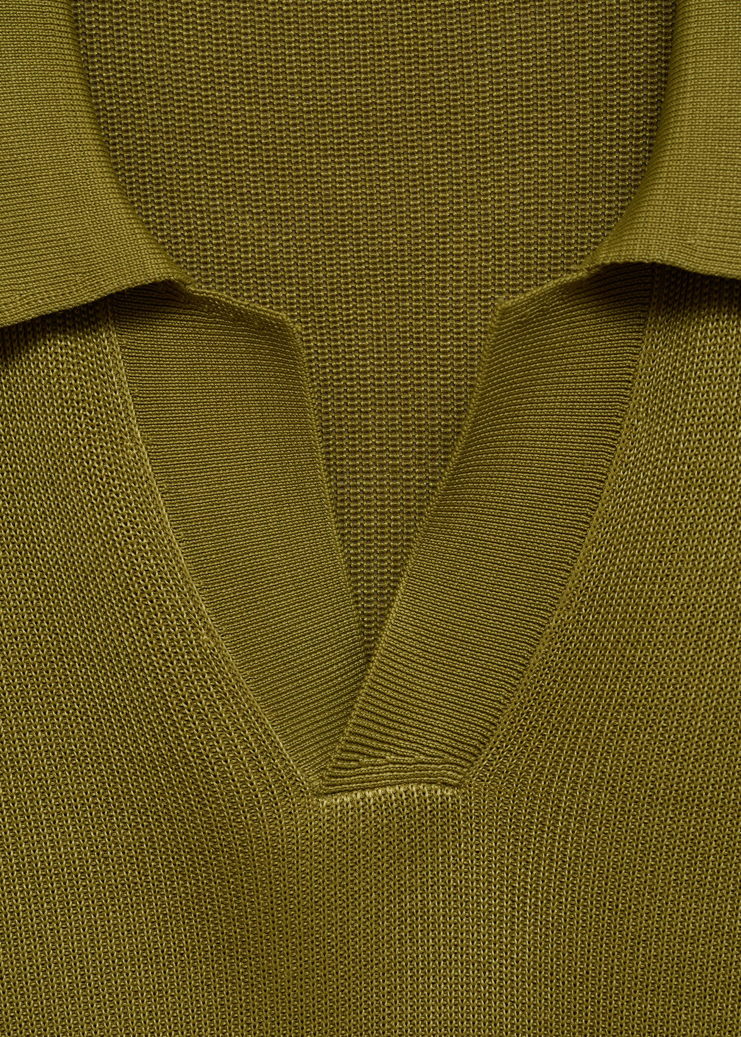 Dun katoenen gebreid poloshirt - Detail van het artikel 8