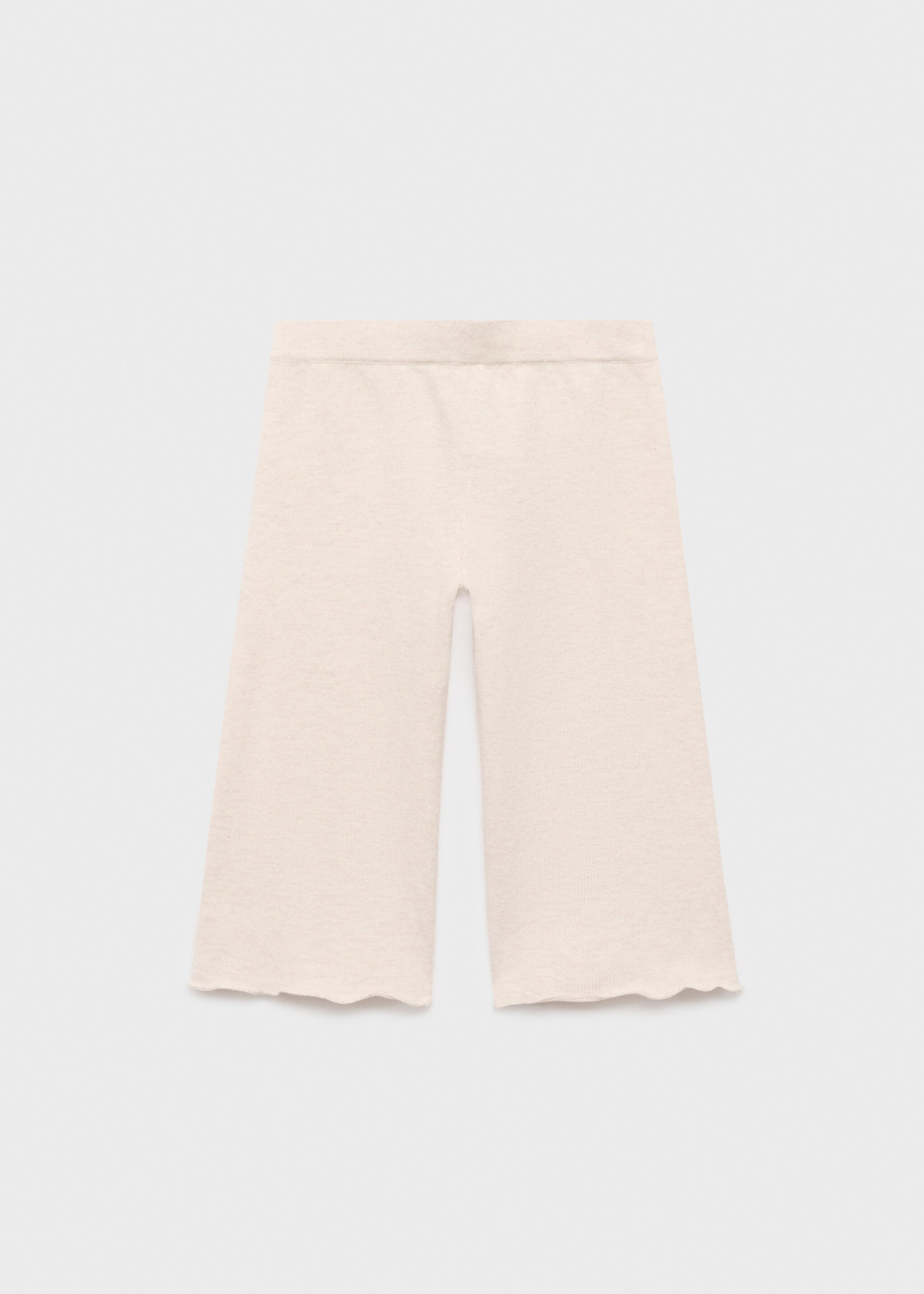 Cotton-knit trousers - Article without model