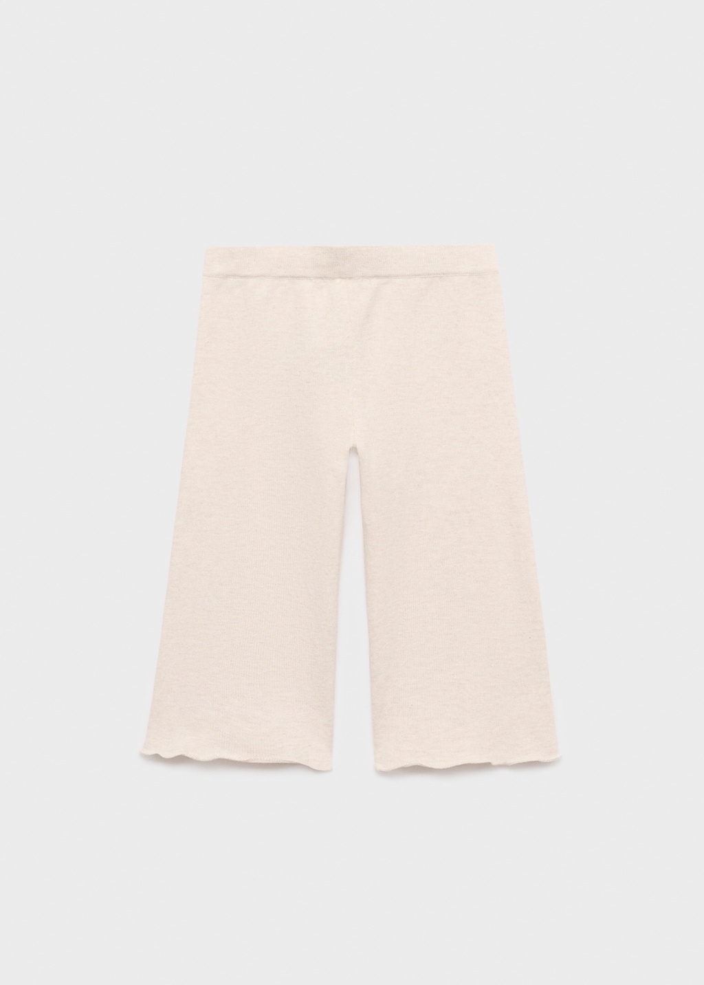 Cotton-knit trousers