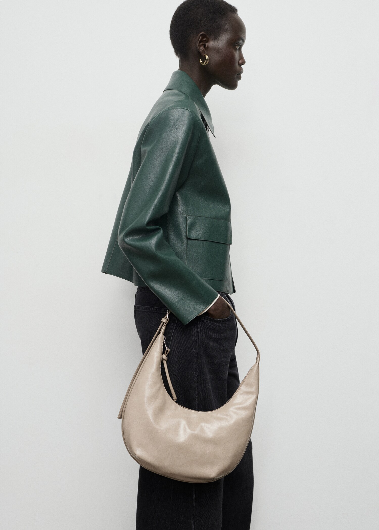 Veste simili-cuir poches - Détail de l'article 6