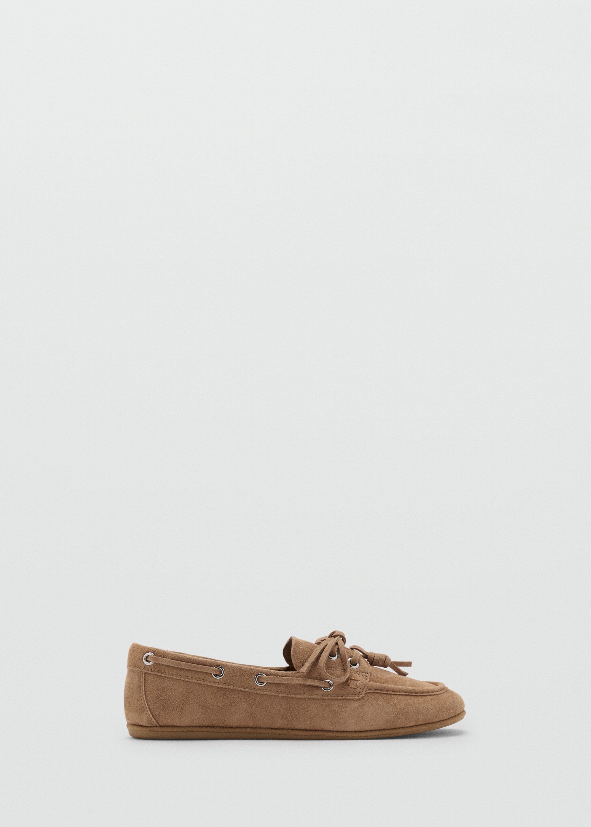 Deck shoes with laces - Article without model, Sand. Ref: 17094434-00.