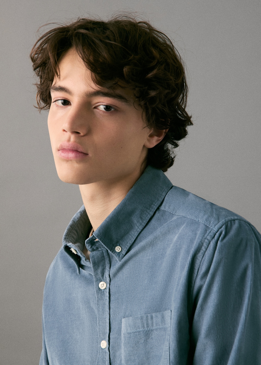 Corduroy cotton shirt