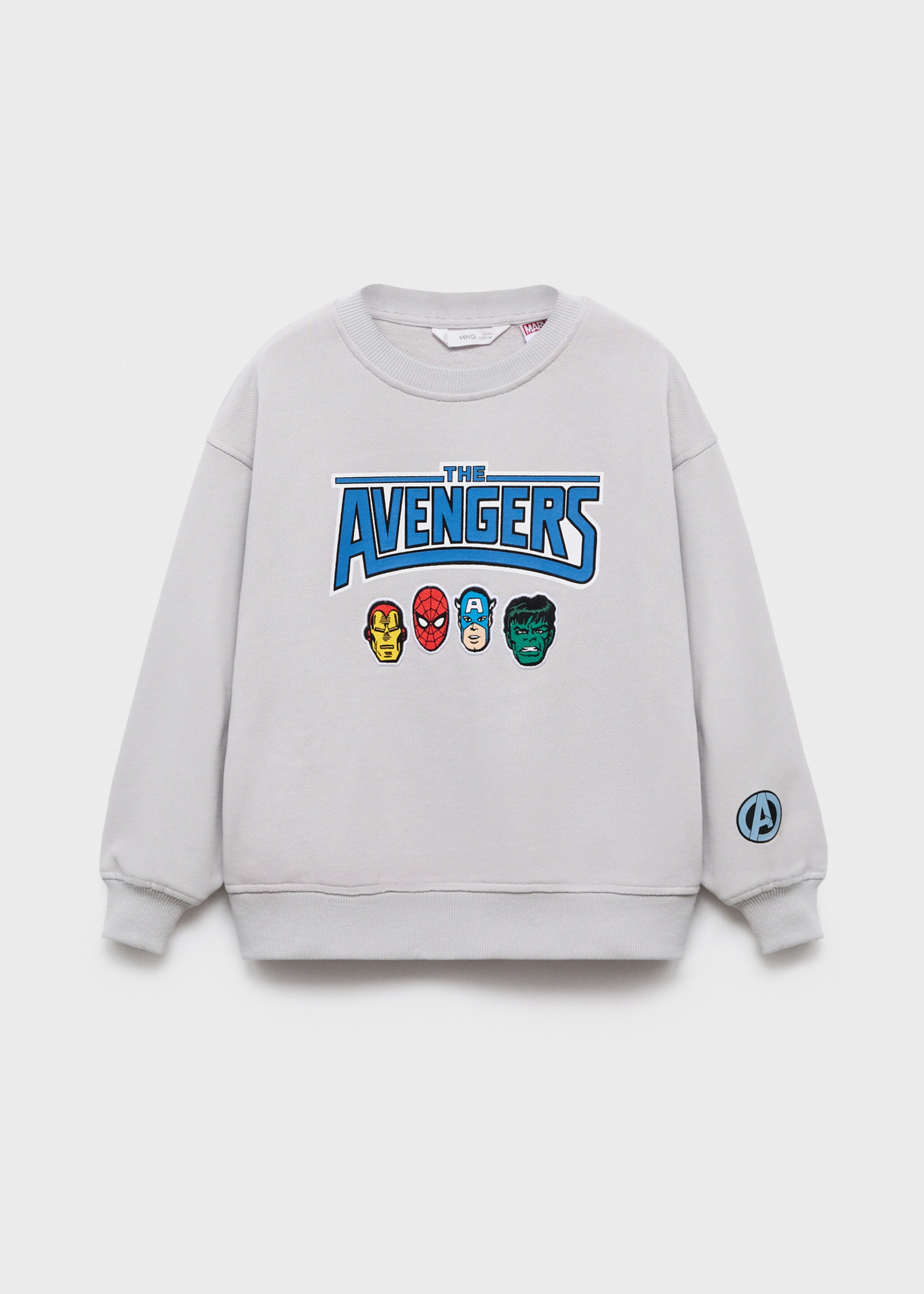 Sweat avencrew - Article sans modèle, Gris glacé. Ref: 17094438-00.