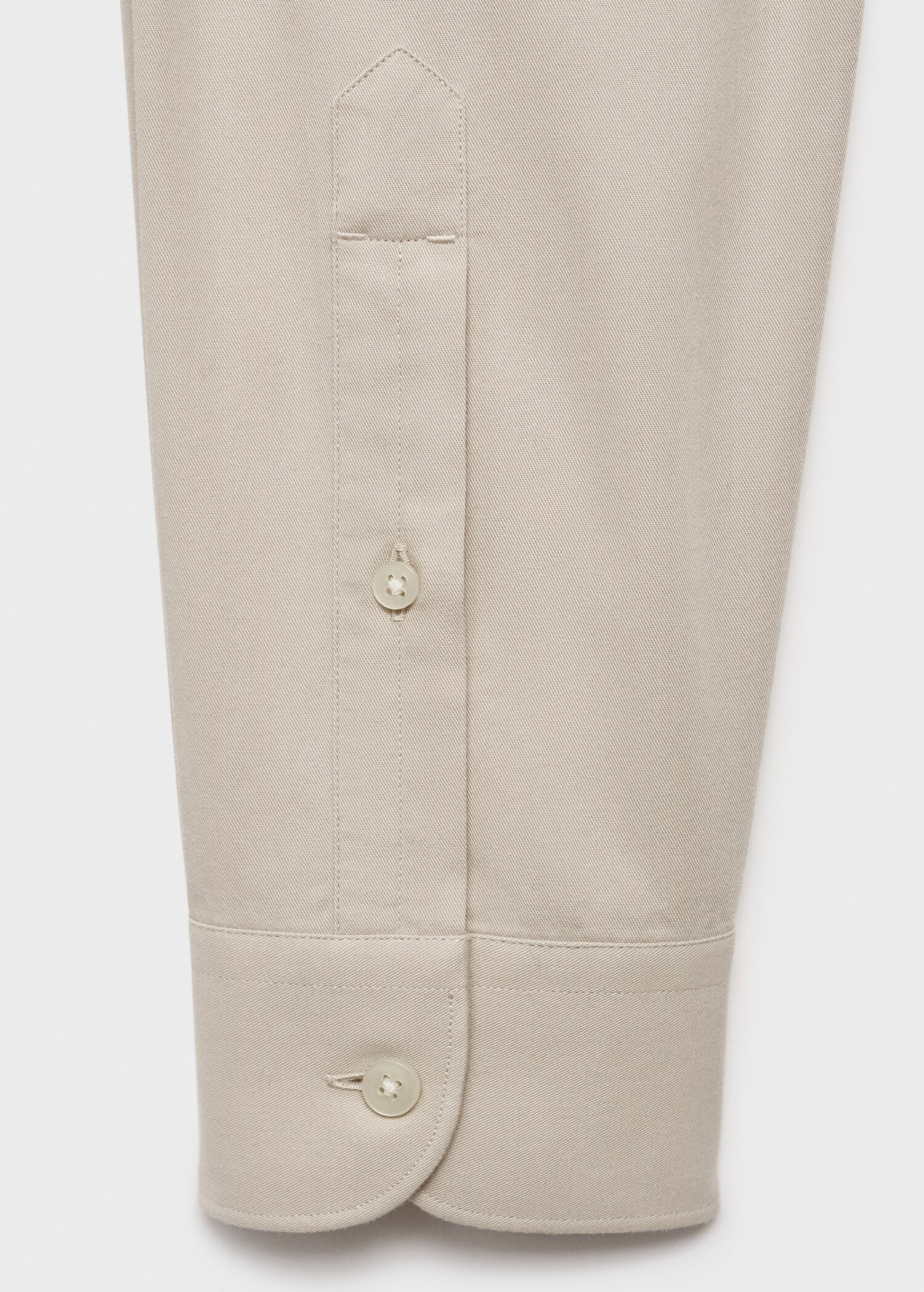 100% cotton regular fit pocket shirt - Details of the article 0