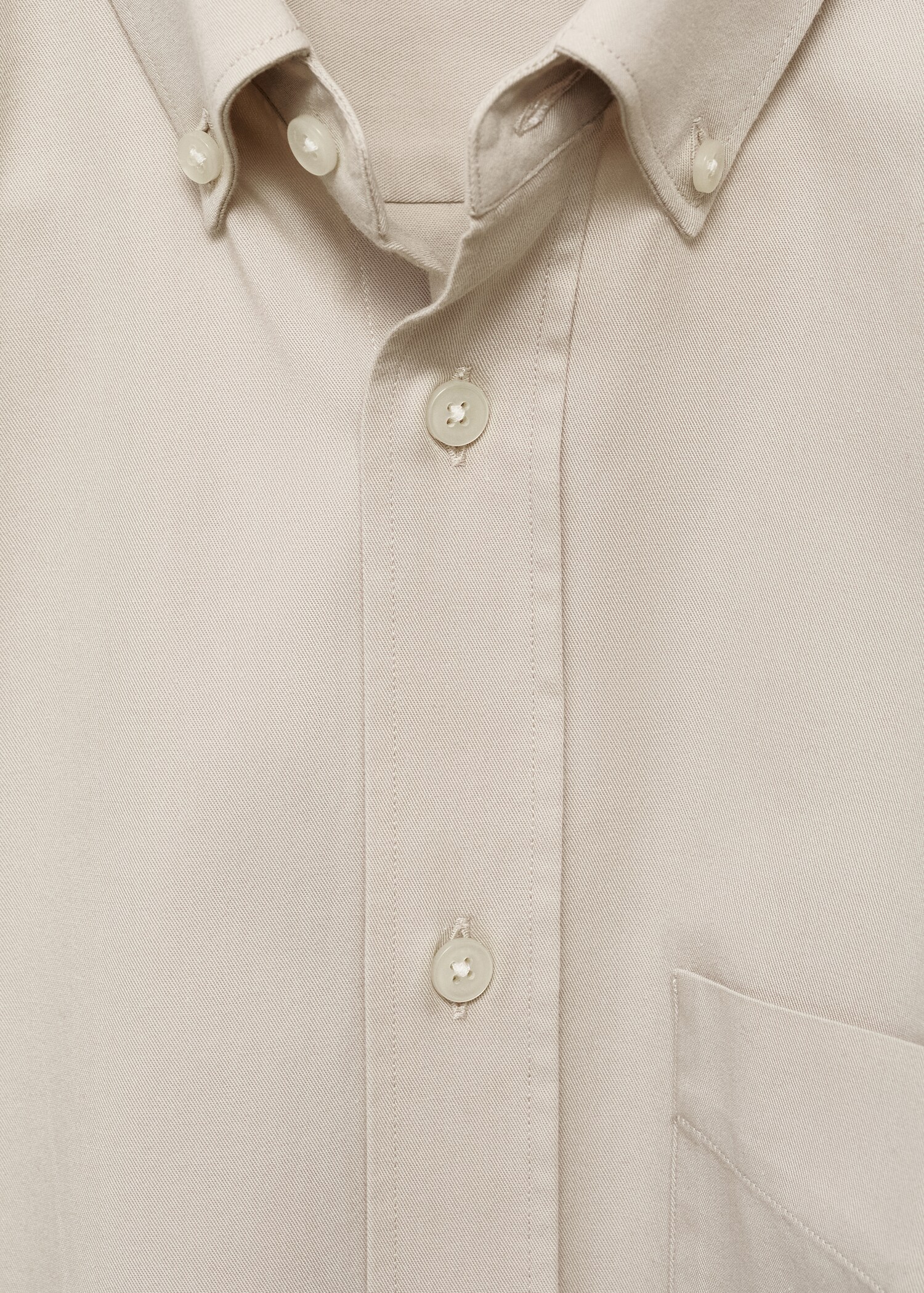 100% cotton regular fit pocket shirt - Details of the article 8