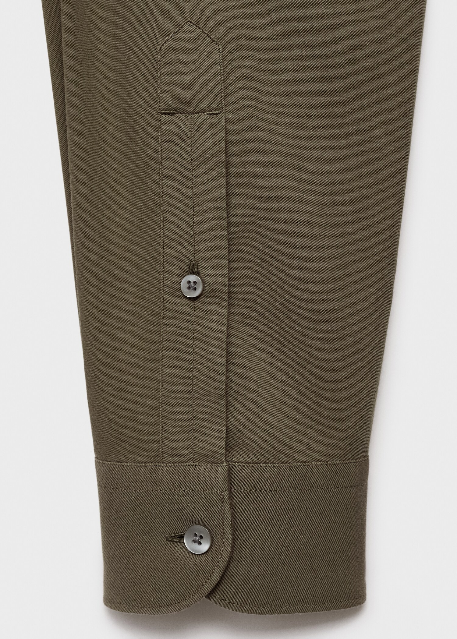 100% cotton regular fit pocket shirt - Details of the article 0
