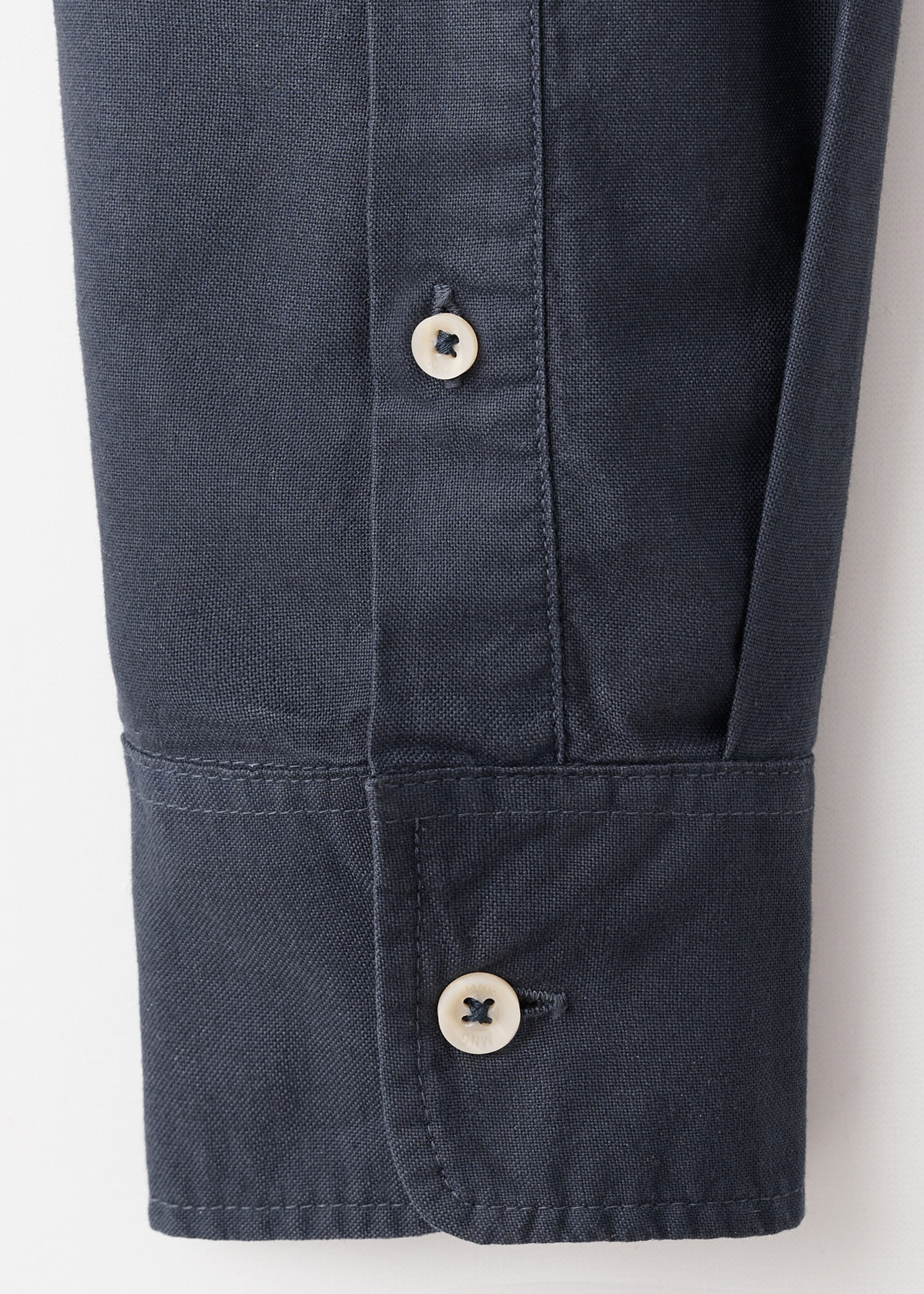 Camicia cotone - Dettaglio dell'articolo 0, Navy. Ref: 17094441-00.