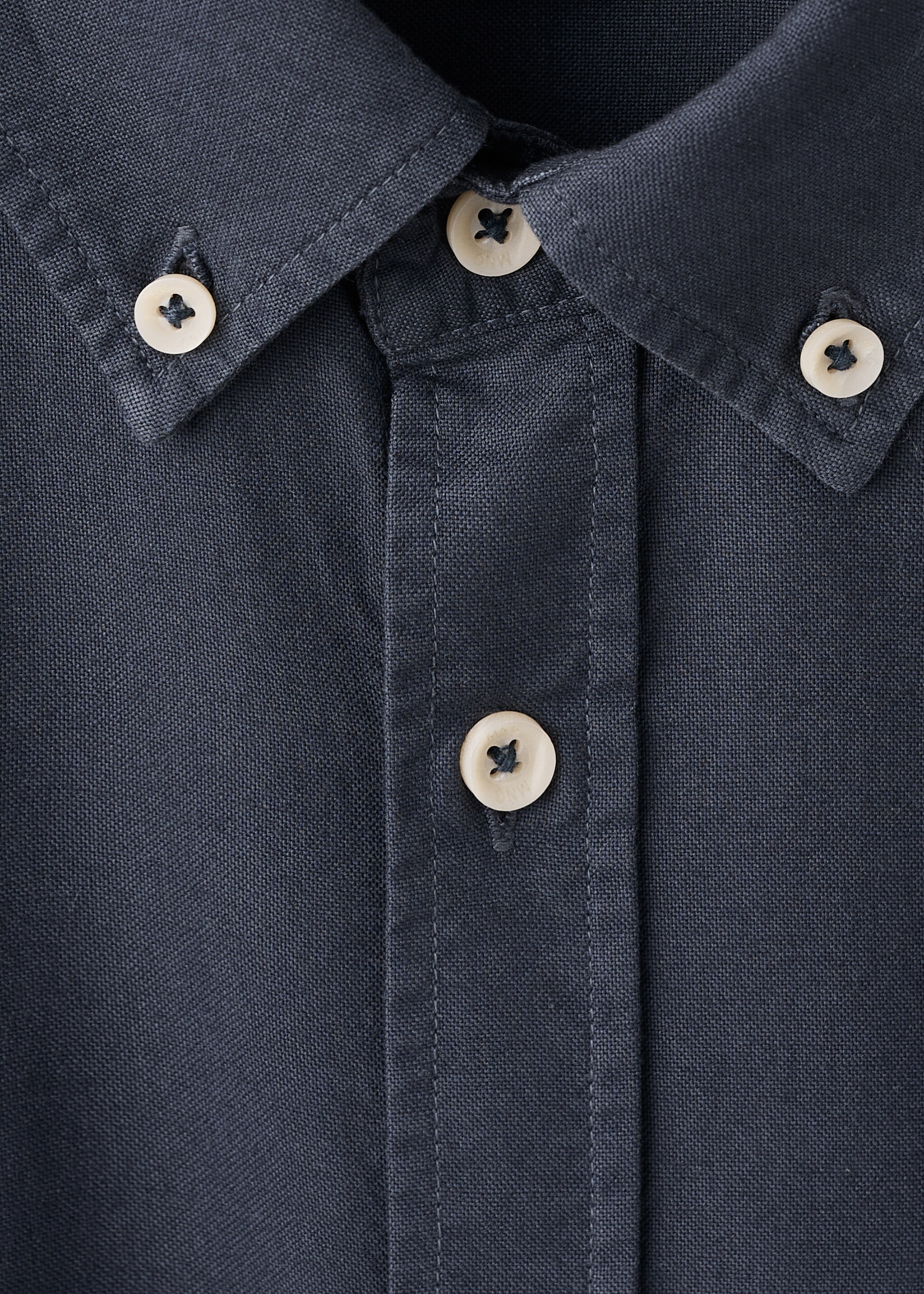 Camicia cotone - Dettaglio dell'articolo 8, Navy. Ref: 17094441-00.