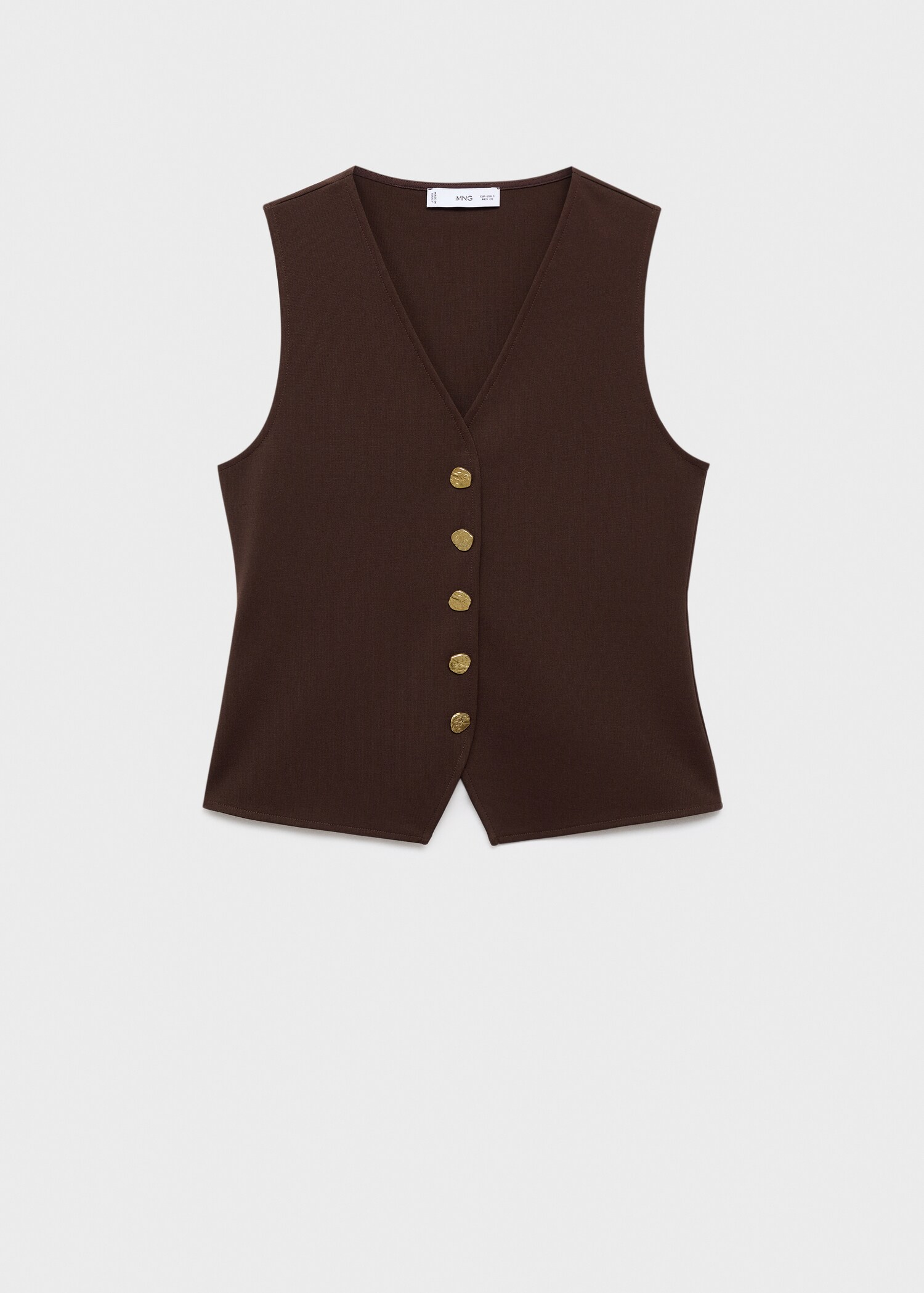Gilet with jewel buttons - Article without model