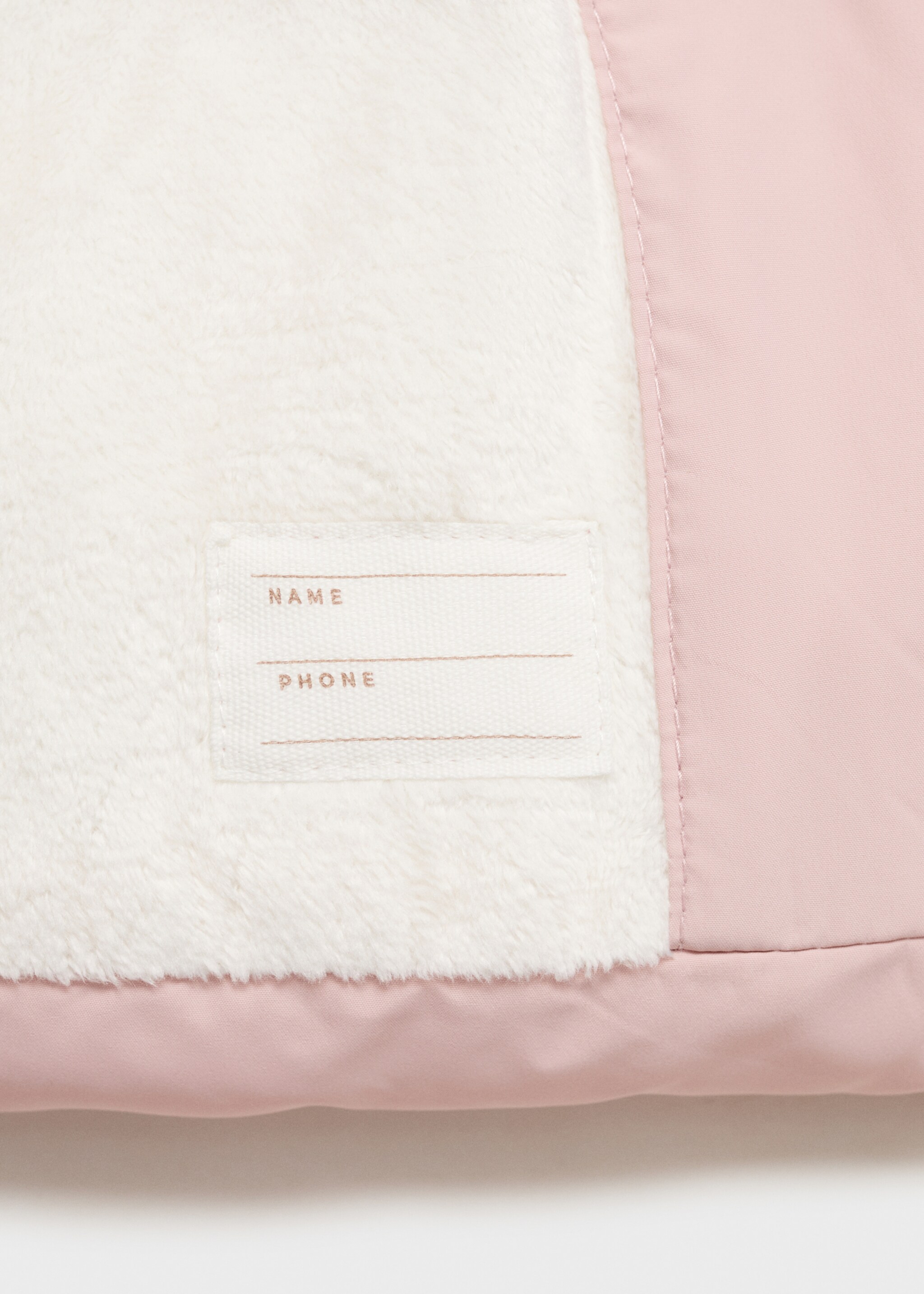 Anorak vichy1 - Detalle del artículo 0, Rosa pastel. Ref: 17094772-00.