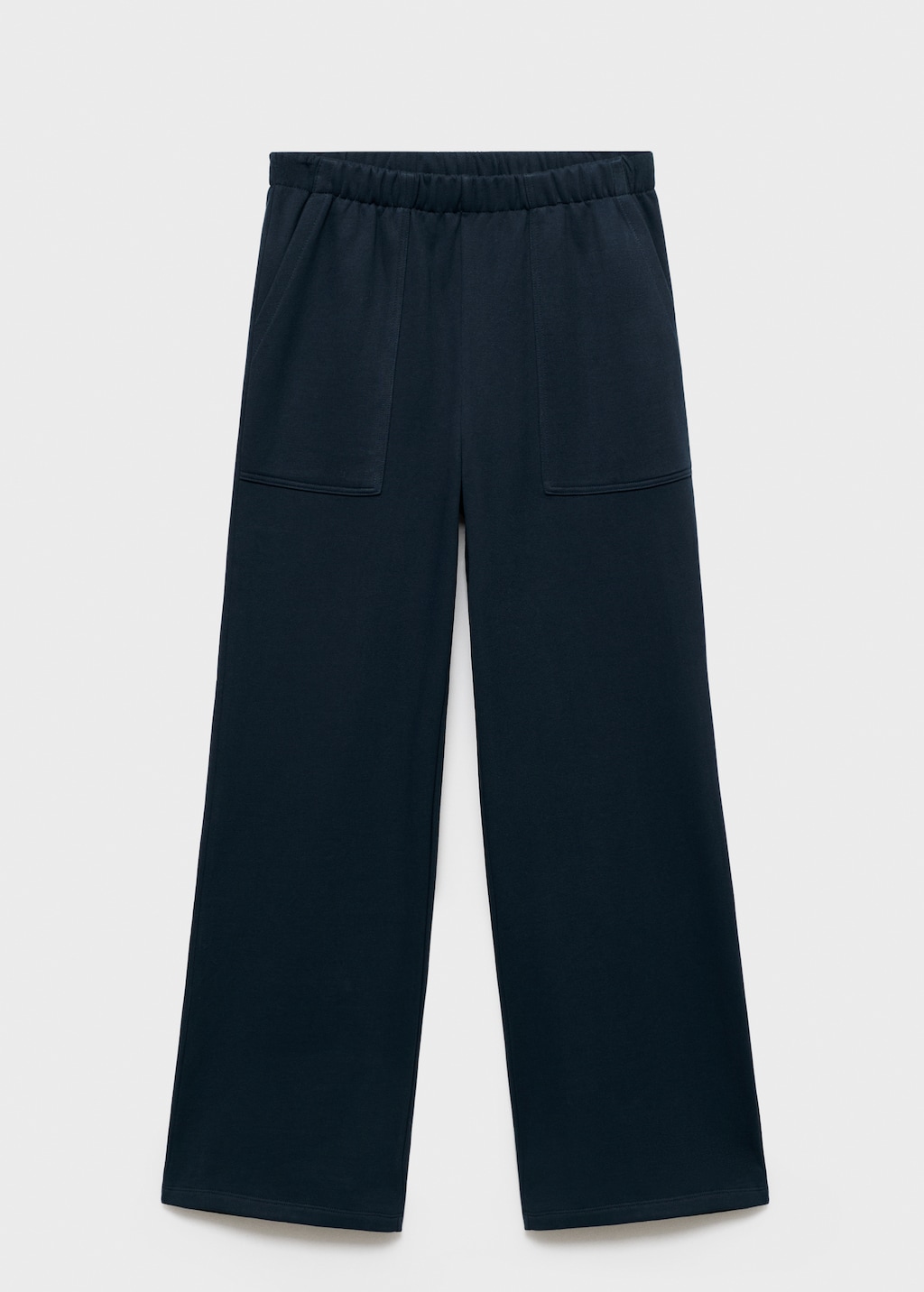 Cotton joggers with seams