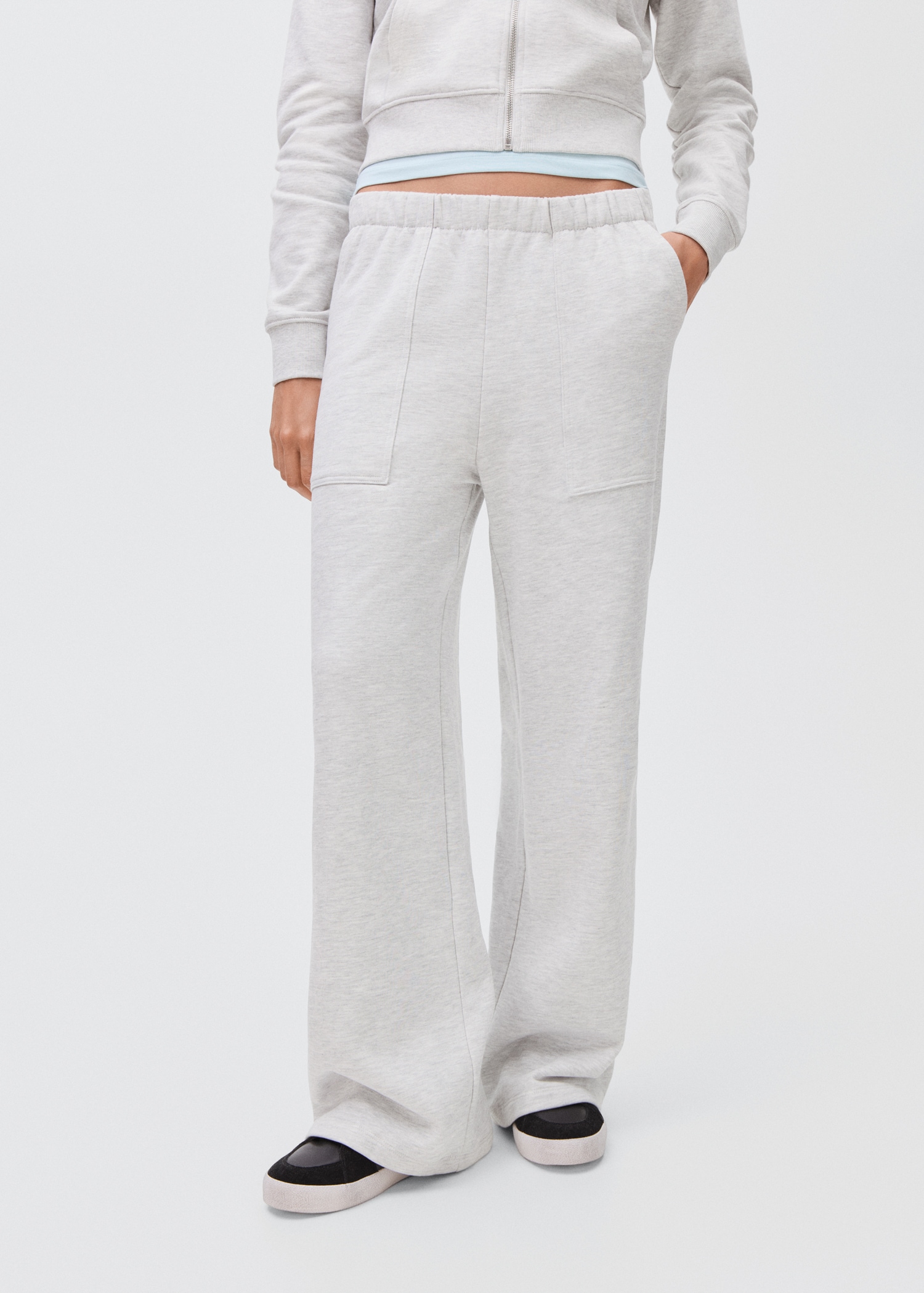Joggers cotó costures - Pla mig