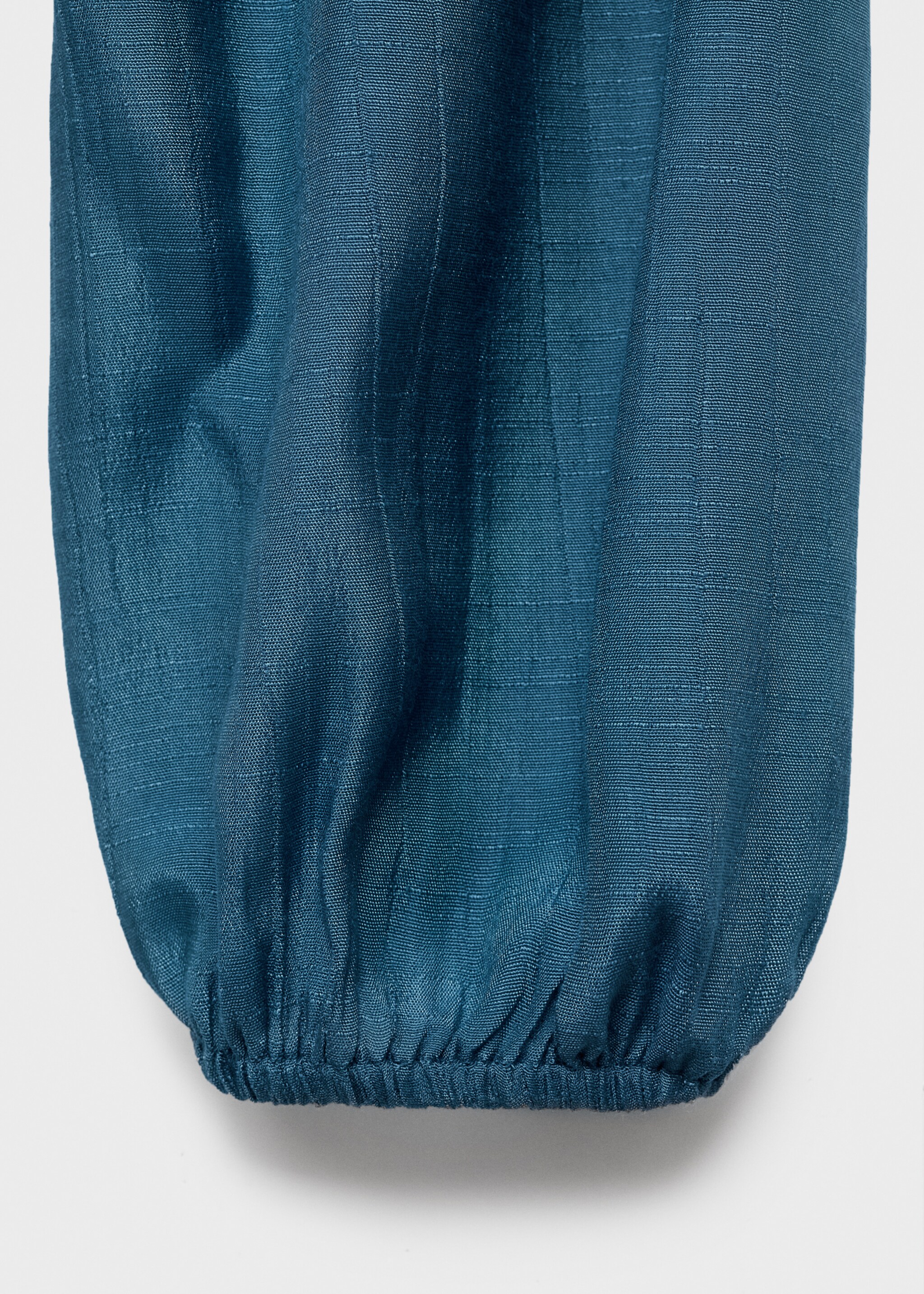 Blouse fluide froncée - Détail de l'article 0, Bleu pétrole. Ref: 17094774-00.
