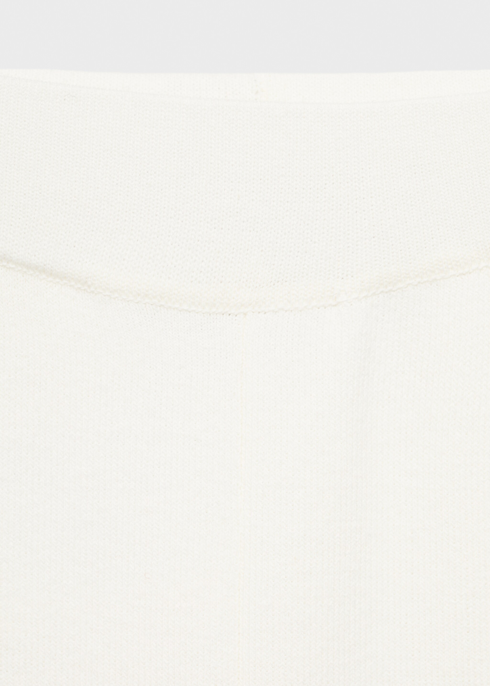 Pantaloni din tricot cu contrast la tiv - Detaliu al articolului 0