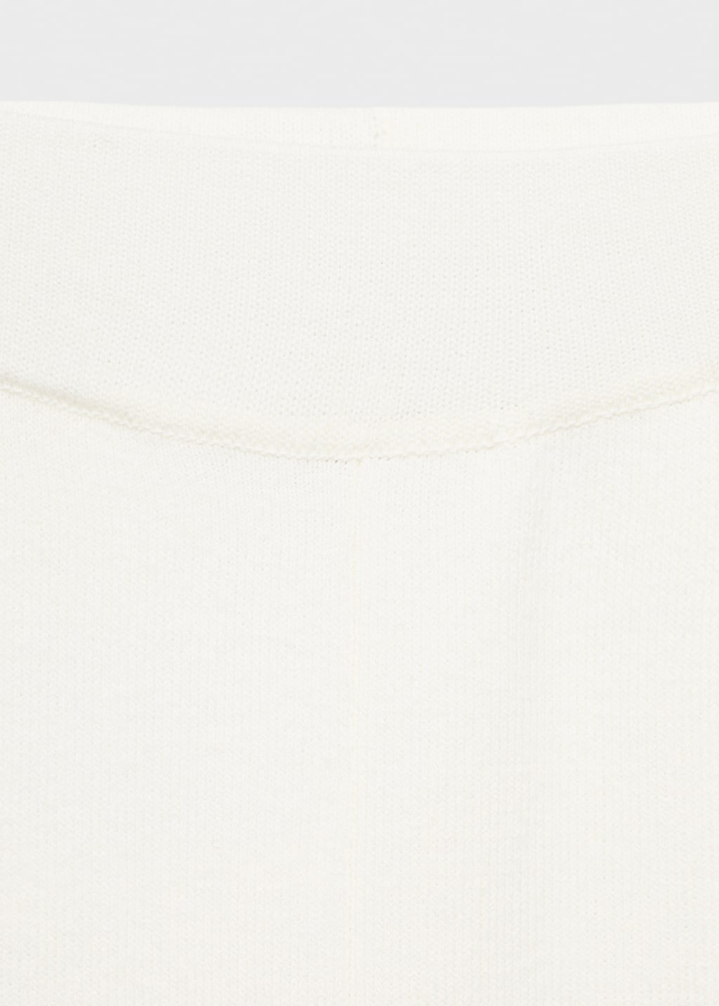 Contrasting low-rise knitted pants