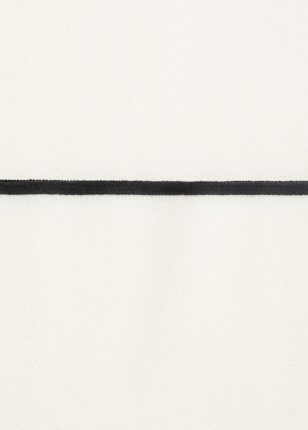 Contrasting low-rise knitted pants