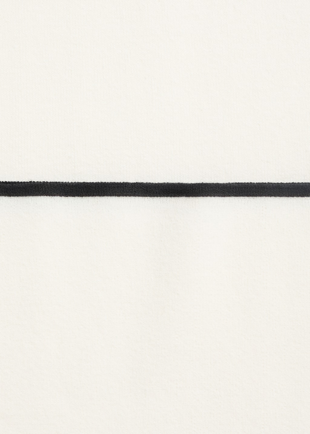 Contrasting low-rise knitted pants