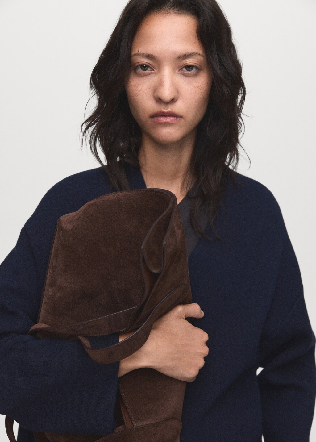 Mango Knitted long coat