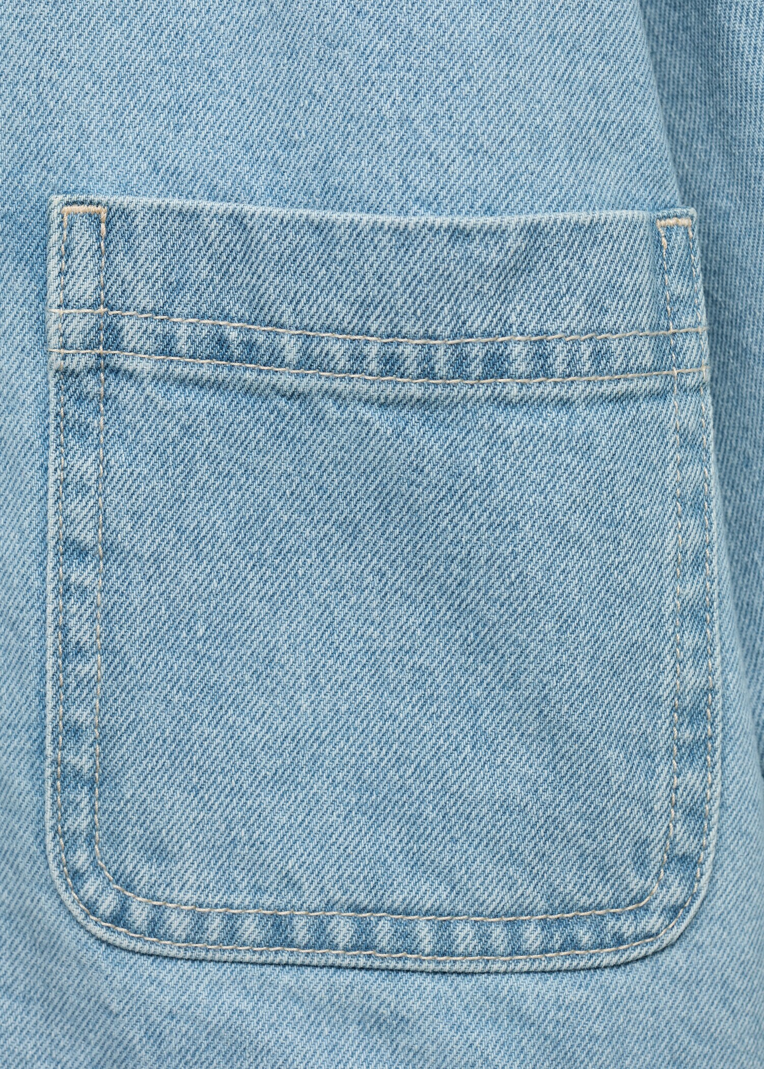 Denim μπουφάν απο αρνάκι - Λεπτομέρεια του προϊόντος 0