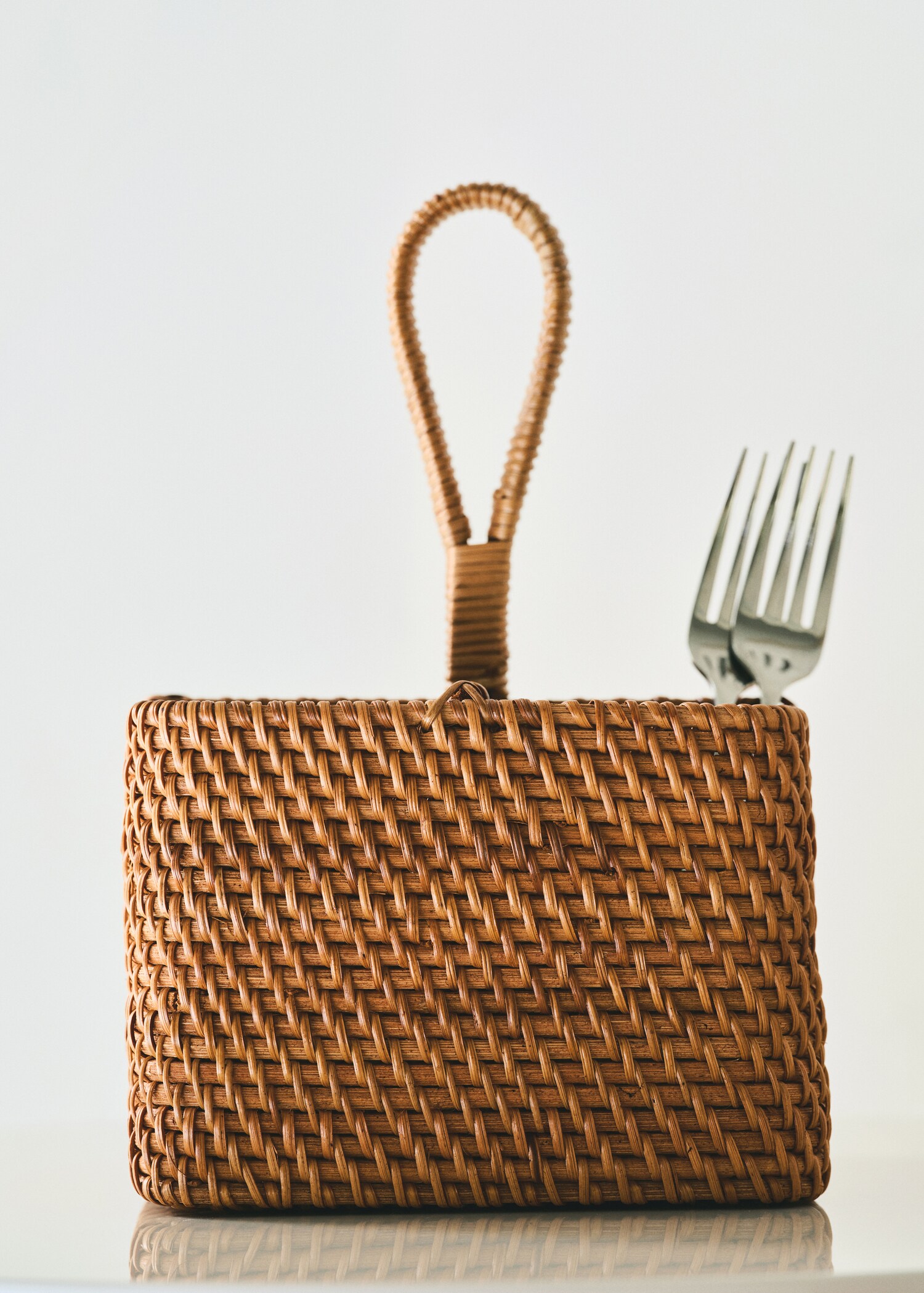 Panier de cuisine avec poignée en rotin - Détail de l'article 6