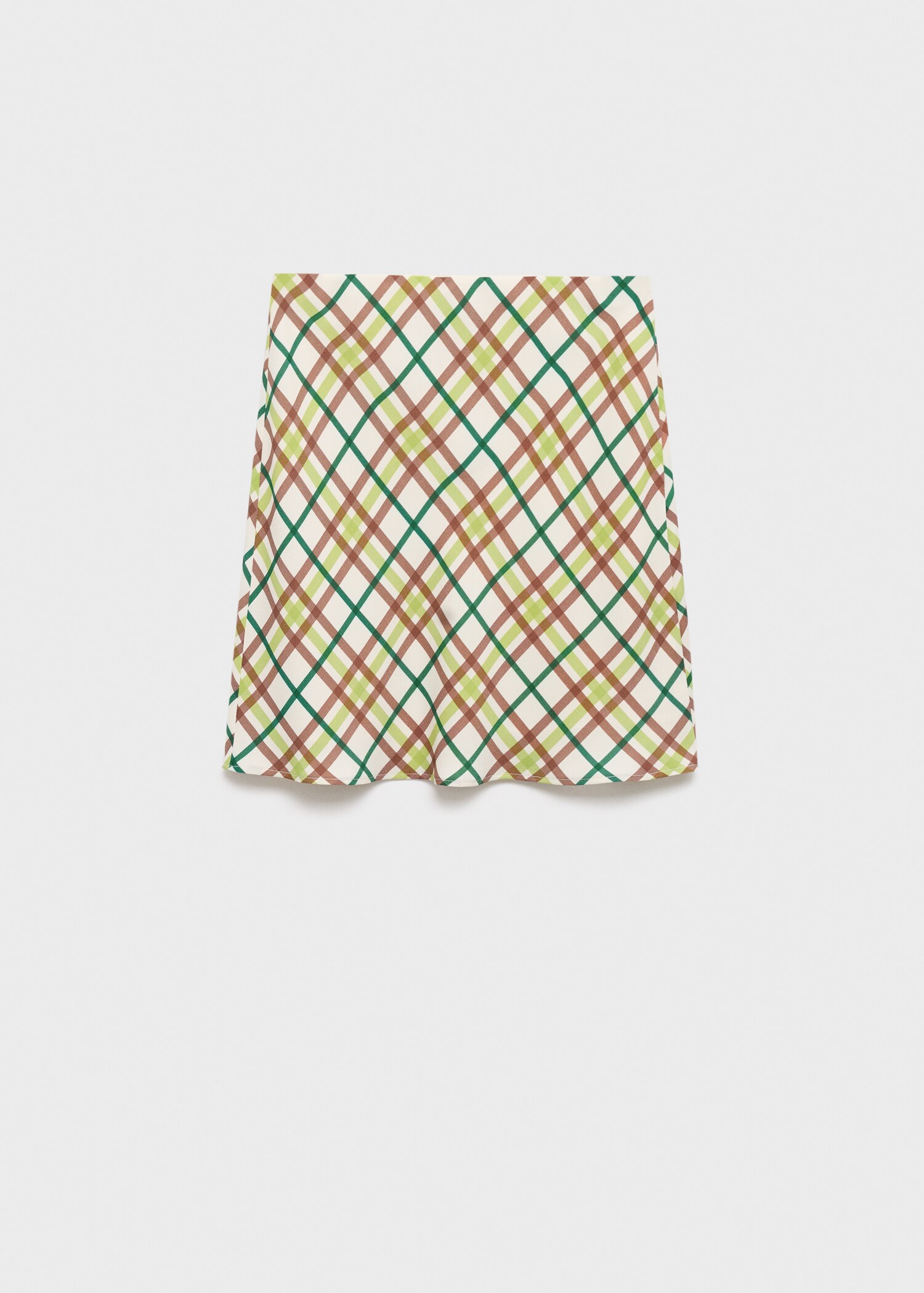 Short plaid skirt - Article without model