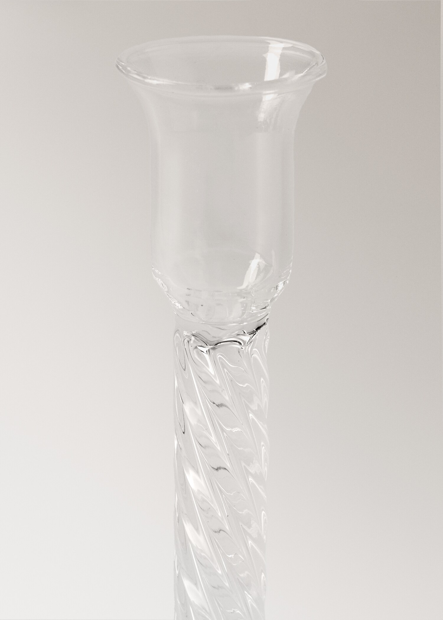 Borosilicate candelabra with spiral stem - Details of the article 1
