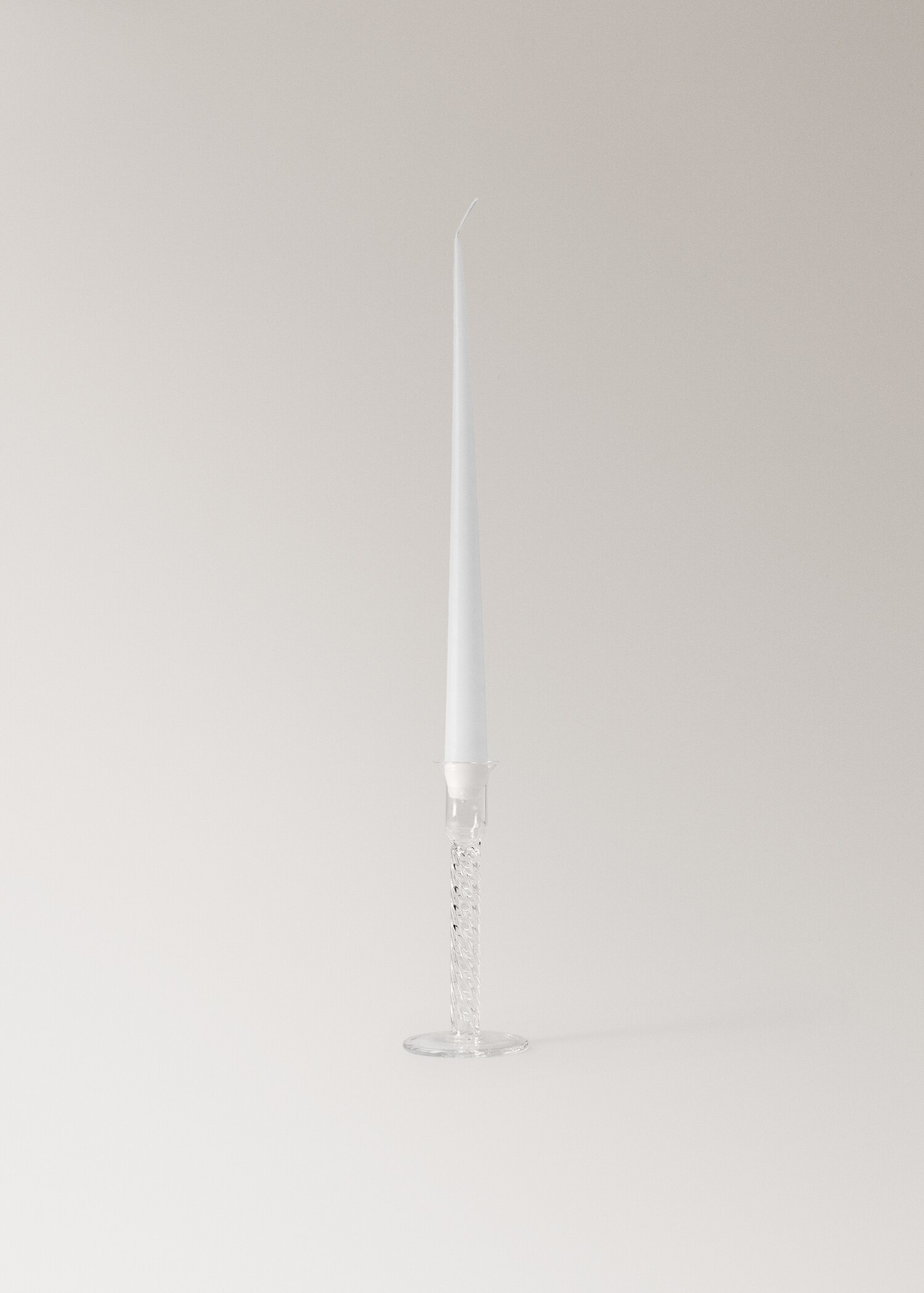 Borosilicate candelabra with spiral stem - Details of the article 3