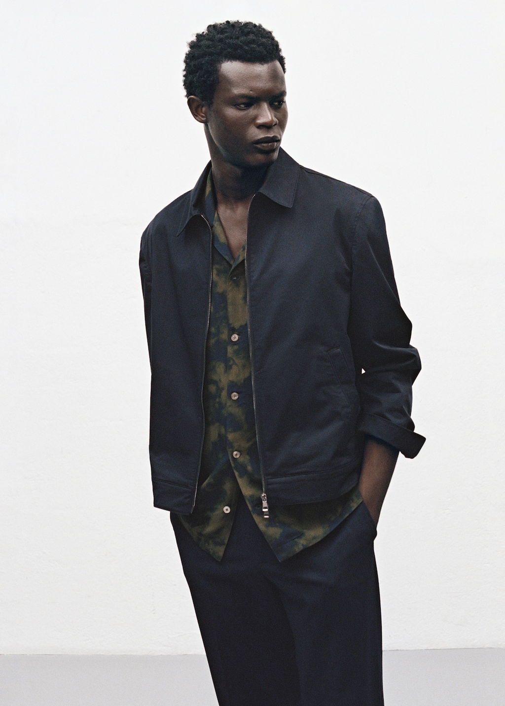 Zipper cotton jacket