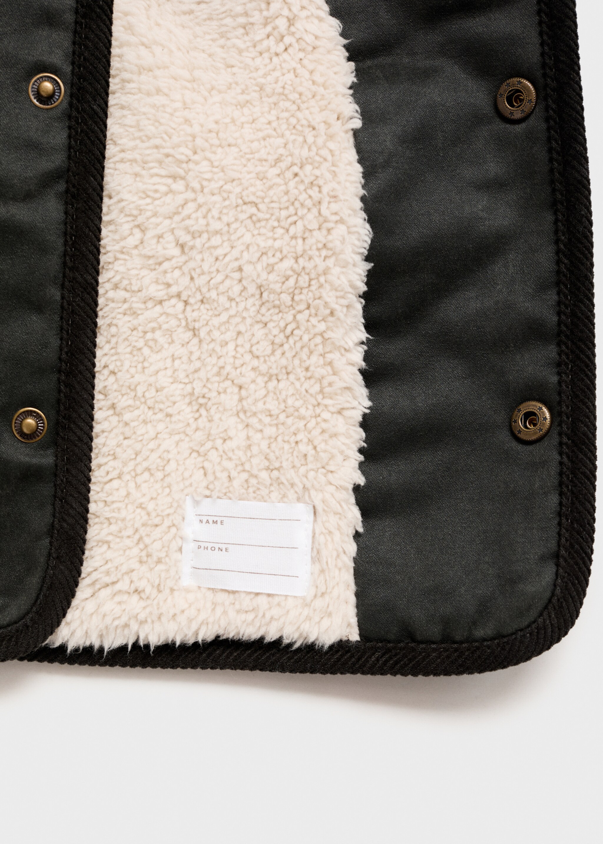 Coat harry - Деталь изделия 0, Хаки. Ref: 17095140-00.