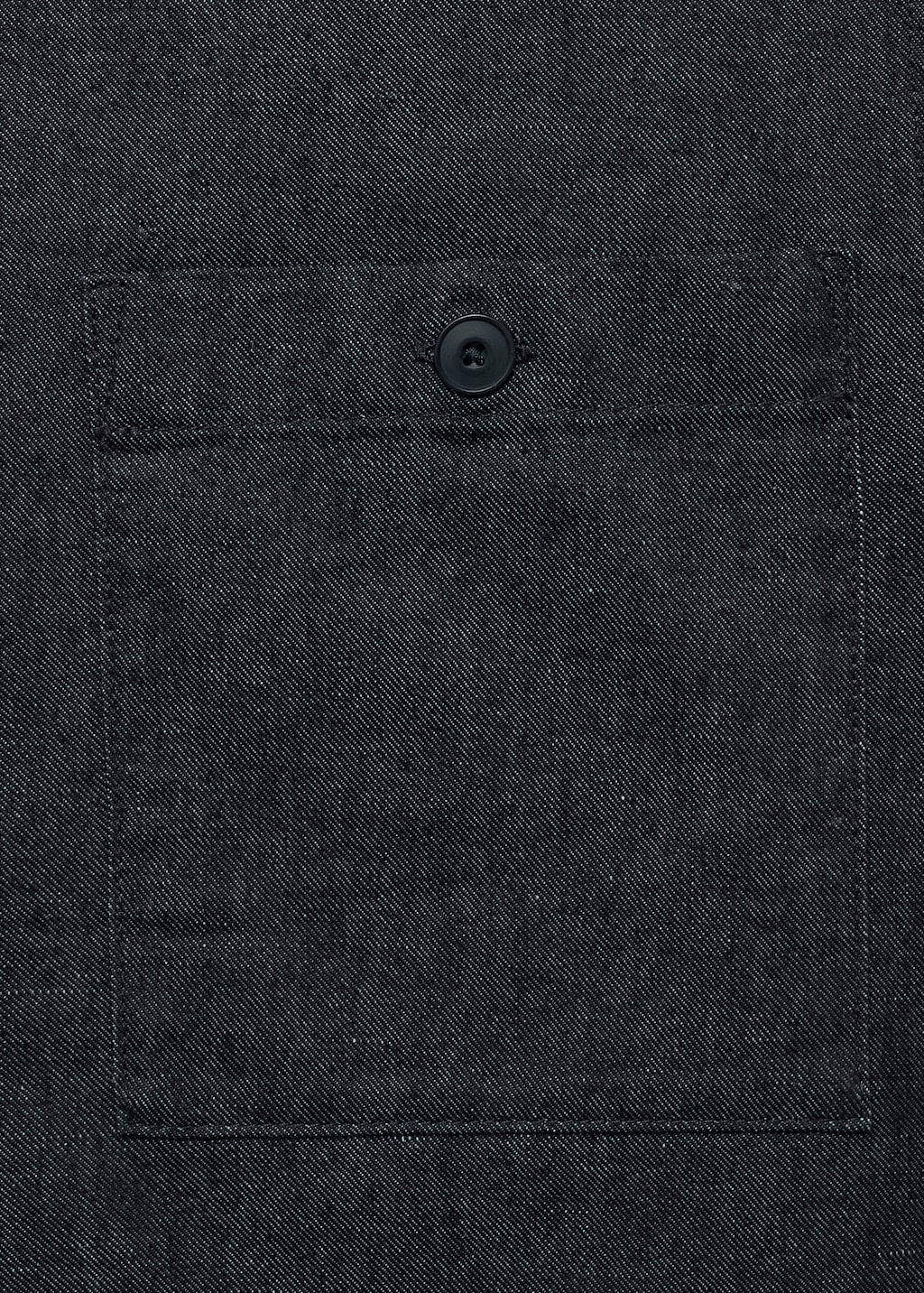 Denim overshirt with pocket