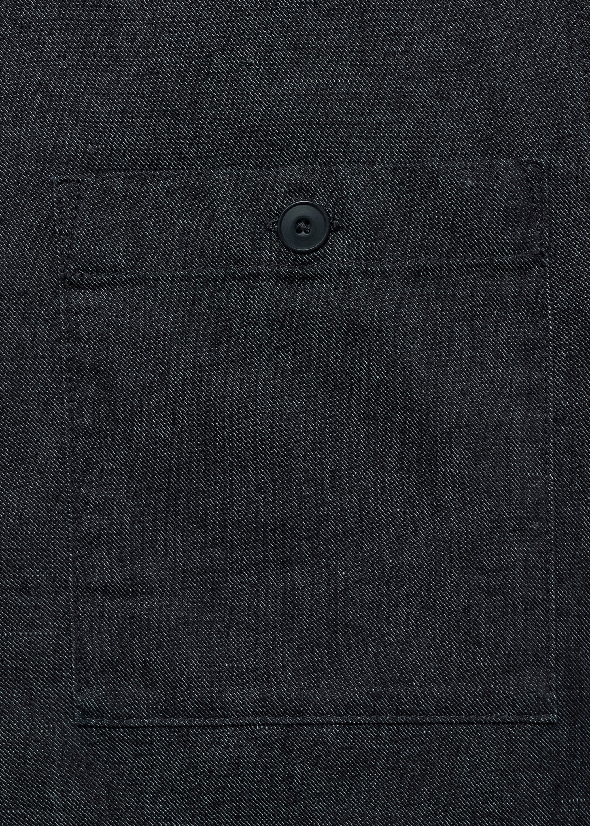 Sobrecamisa denim bolsillo - Detalle del artículo 0, Azul. Ref: 17095141-00.