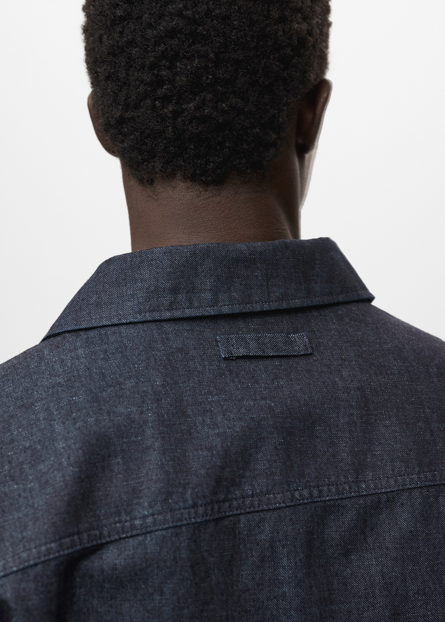 Sobrecamisa denim bolsillo - Detalle del artículo 1